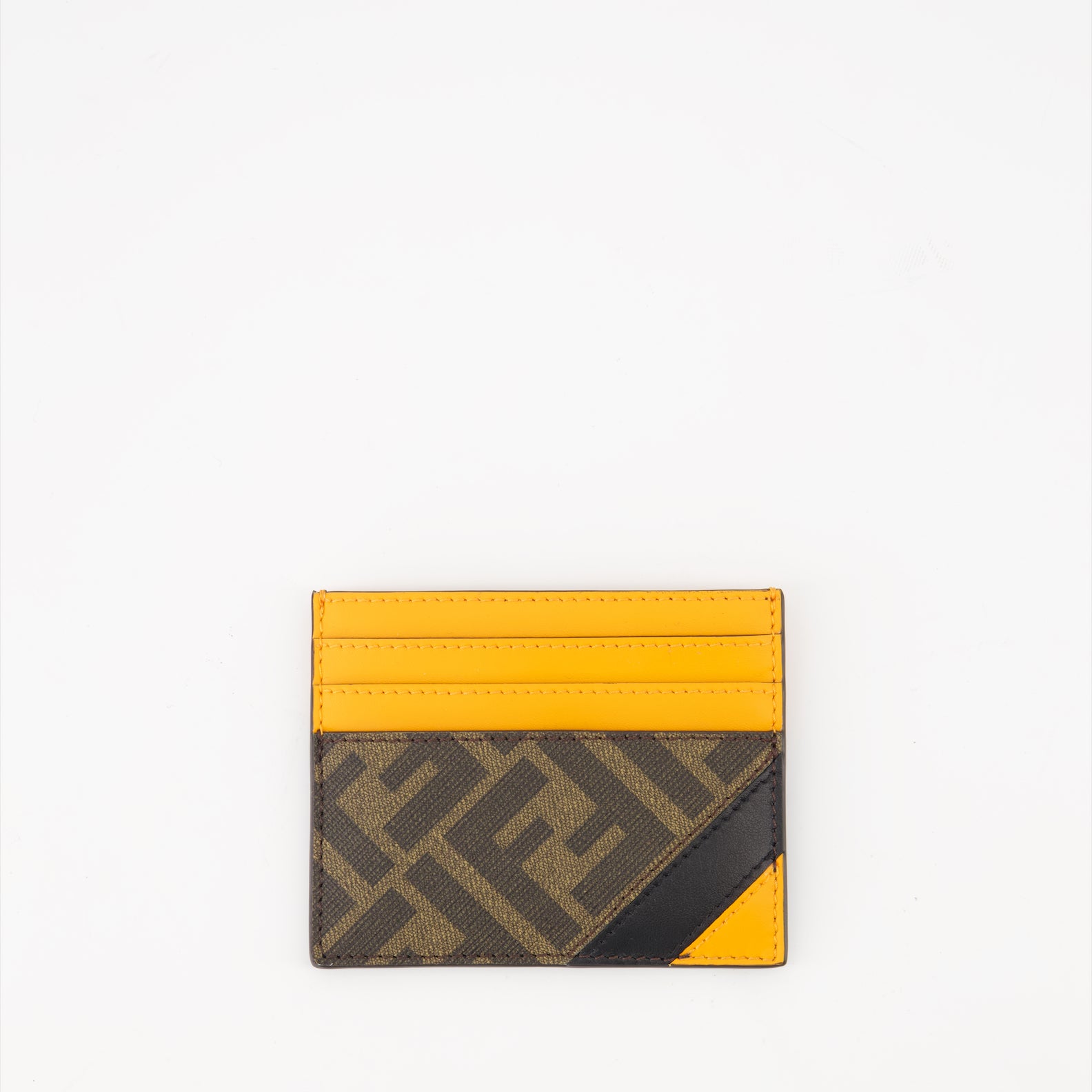 Fendi 7M0164 A9XS DIAGONAL Card holder Orange