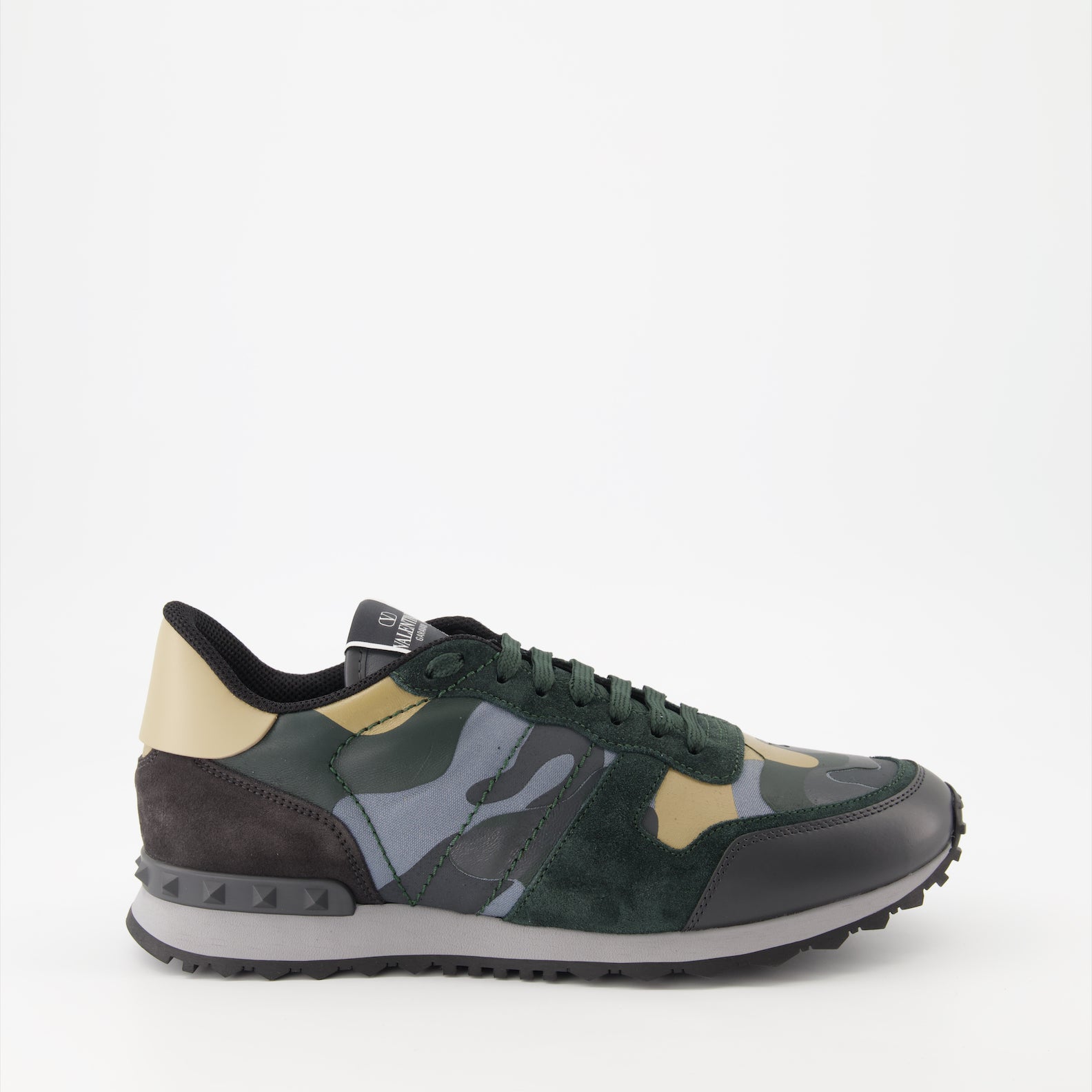 basket valentino homme camouflage