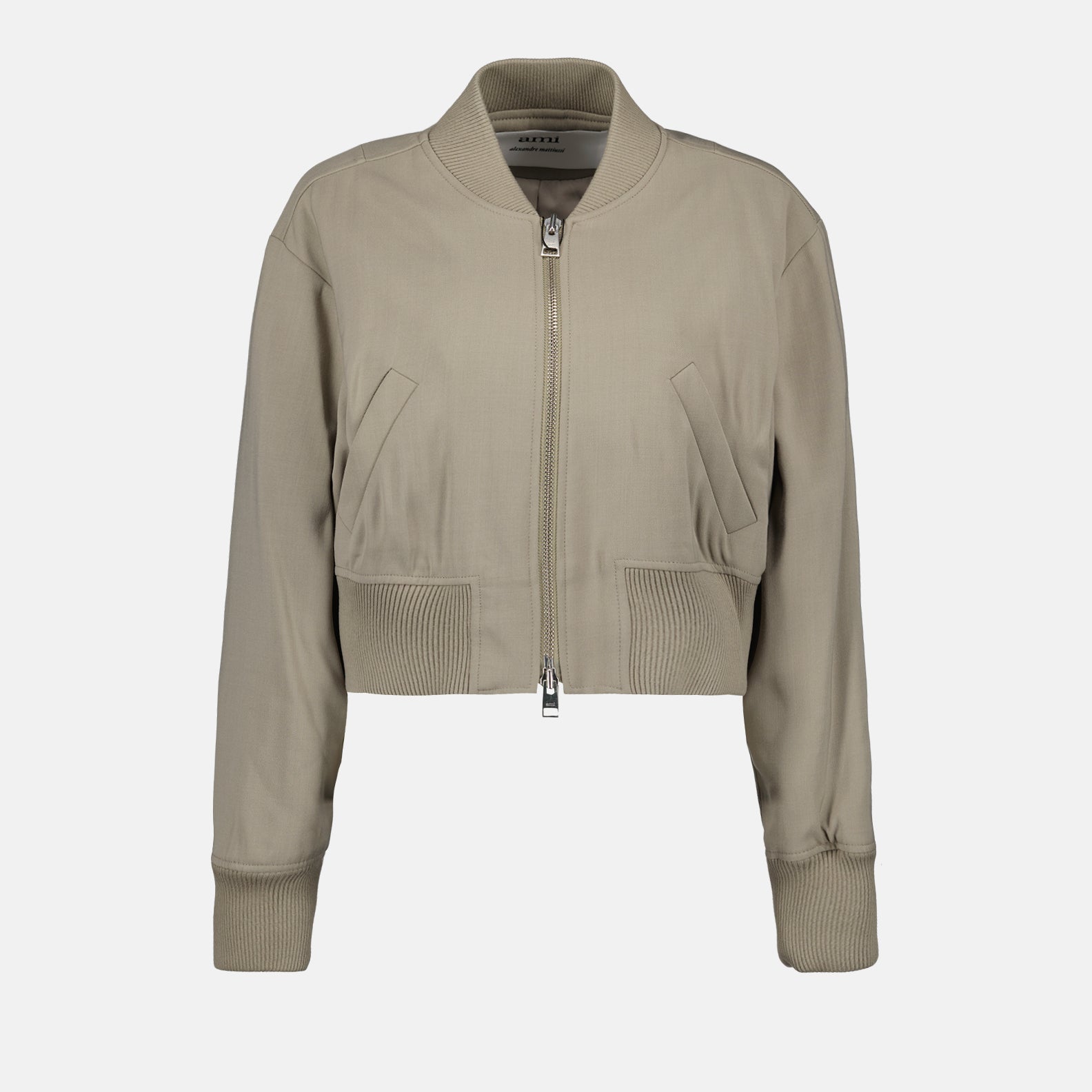 Ami wool bomber jacket best sale