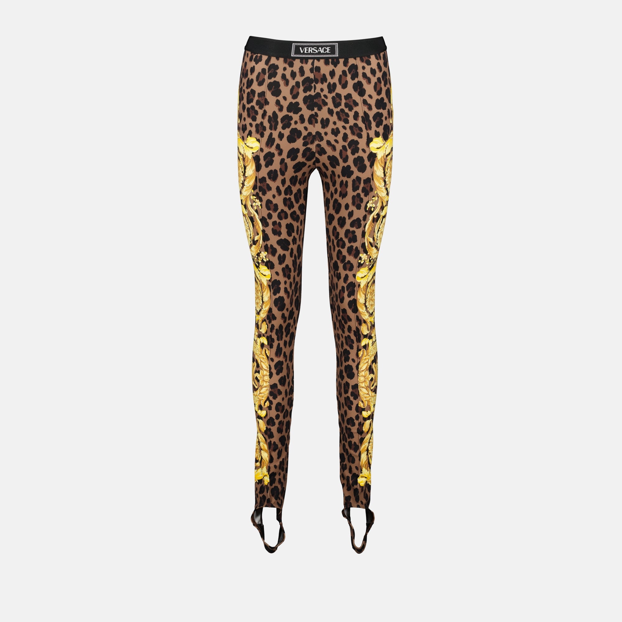 Legging fuseau leopard Barocco Versace Femme myCompanero