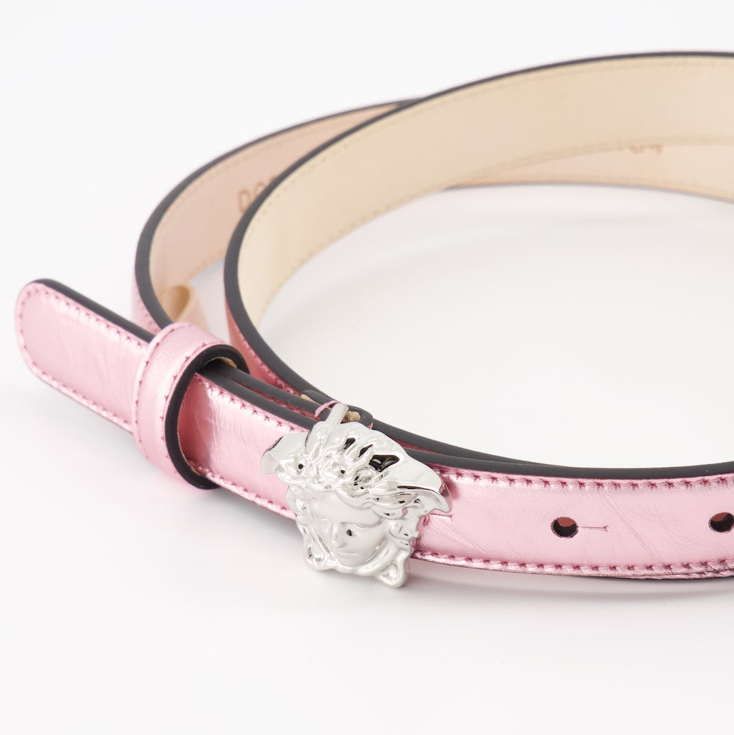 Pink versace shop belt