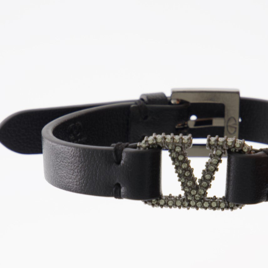 VLogo Signature crystal bracelet