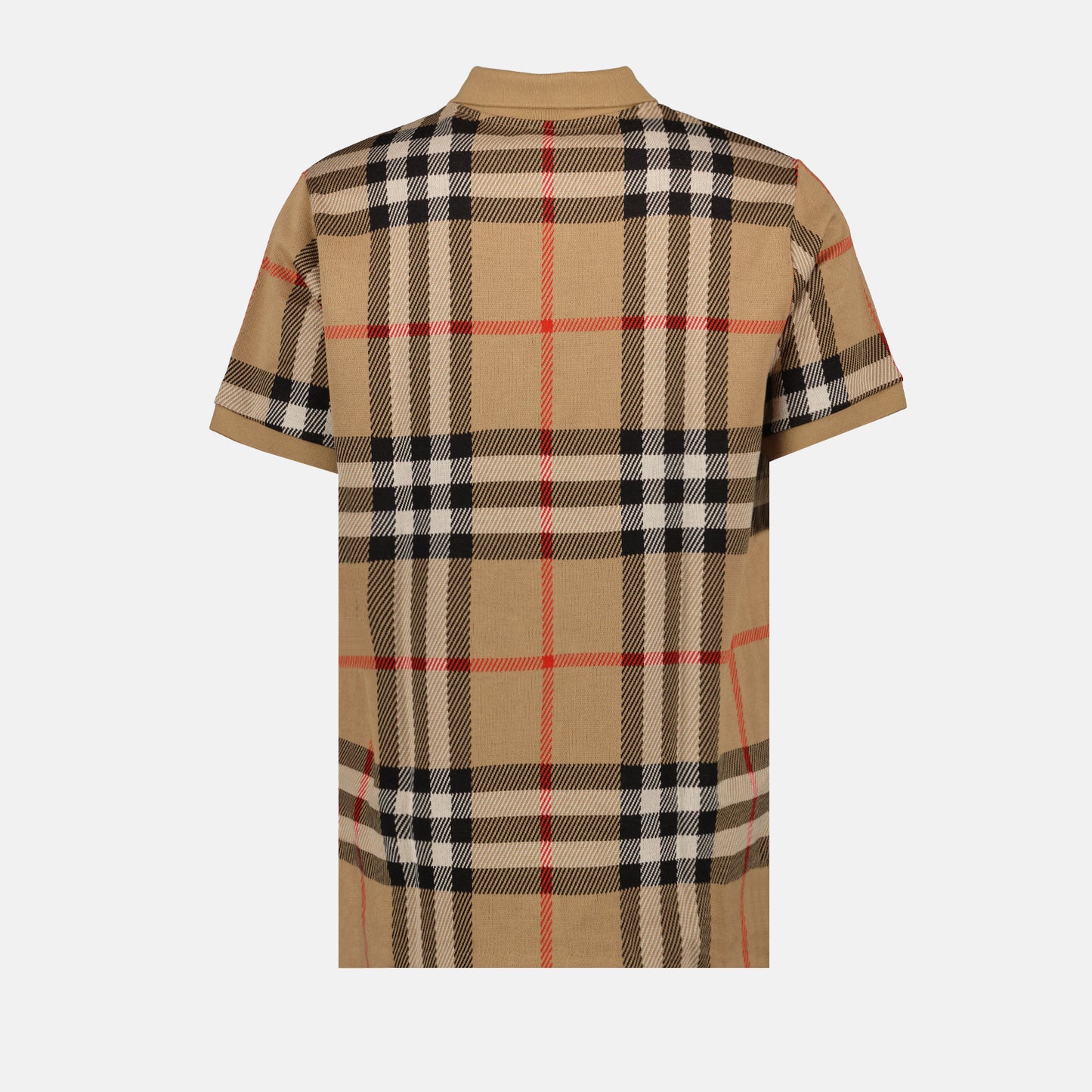 Checked polo shirt