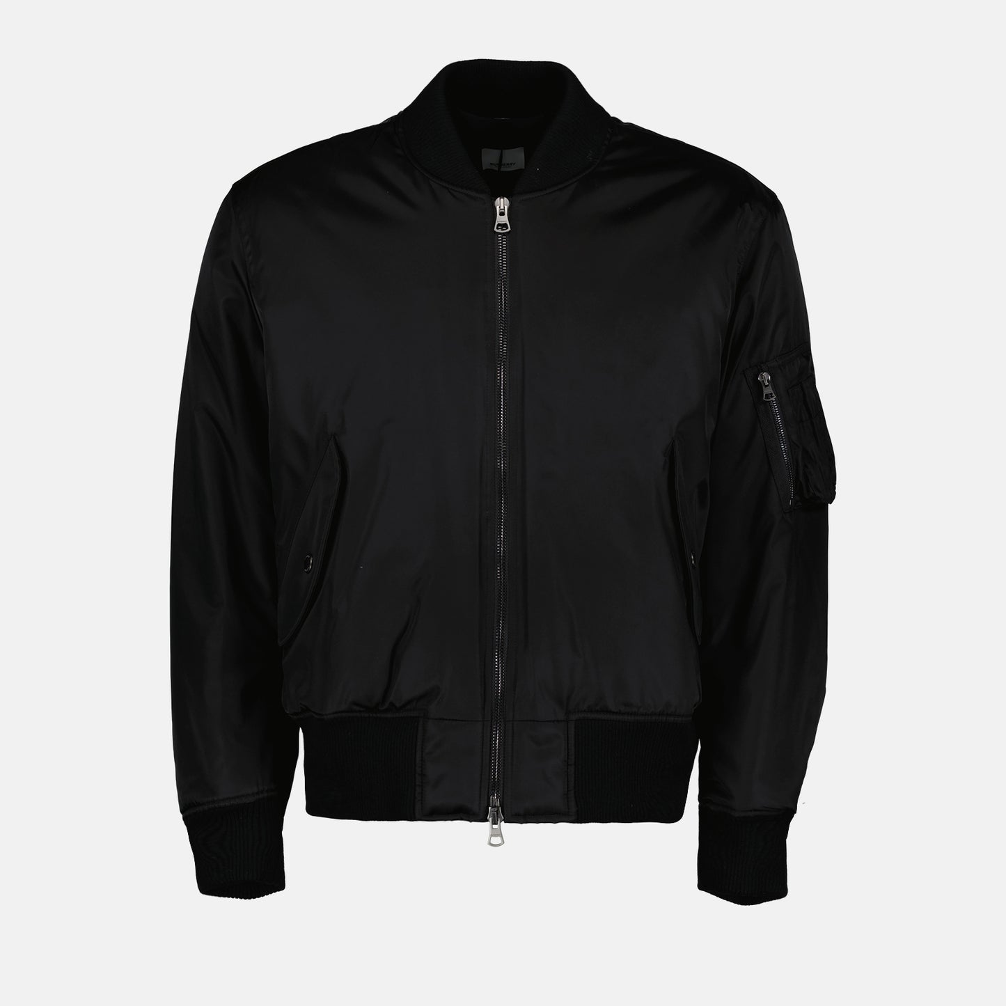 Nylon bomber jacket