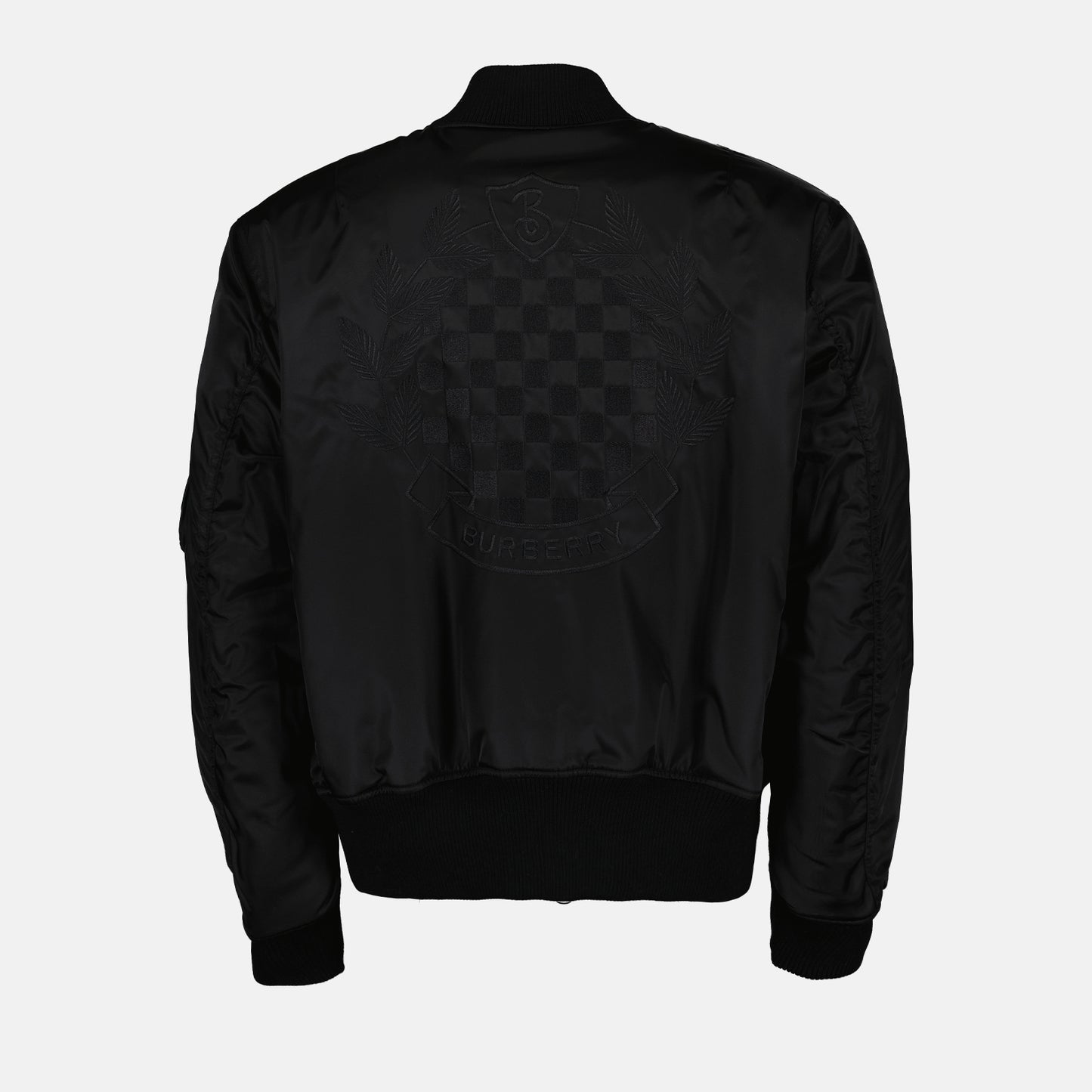 Nylon bomber jacket