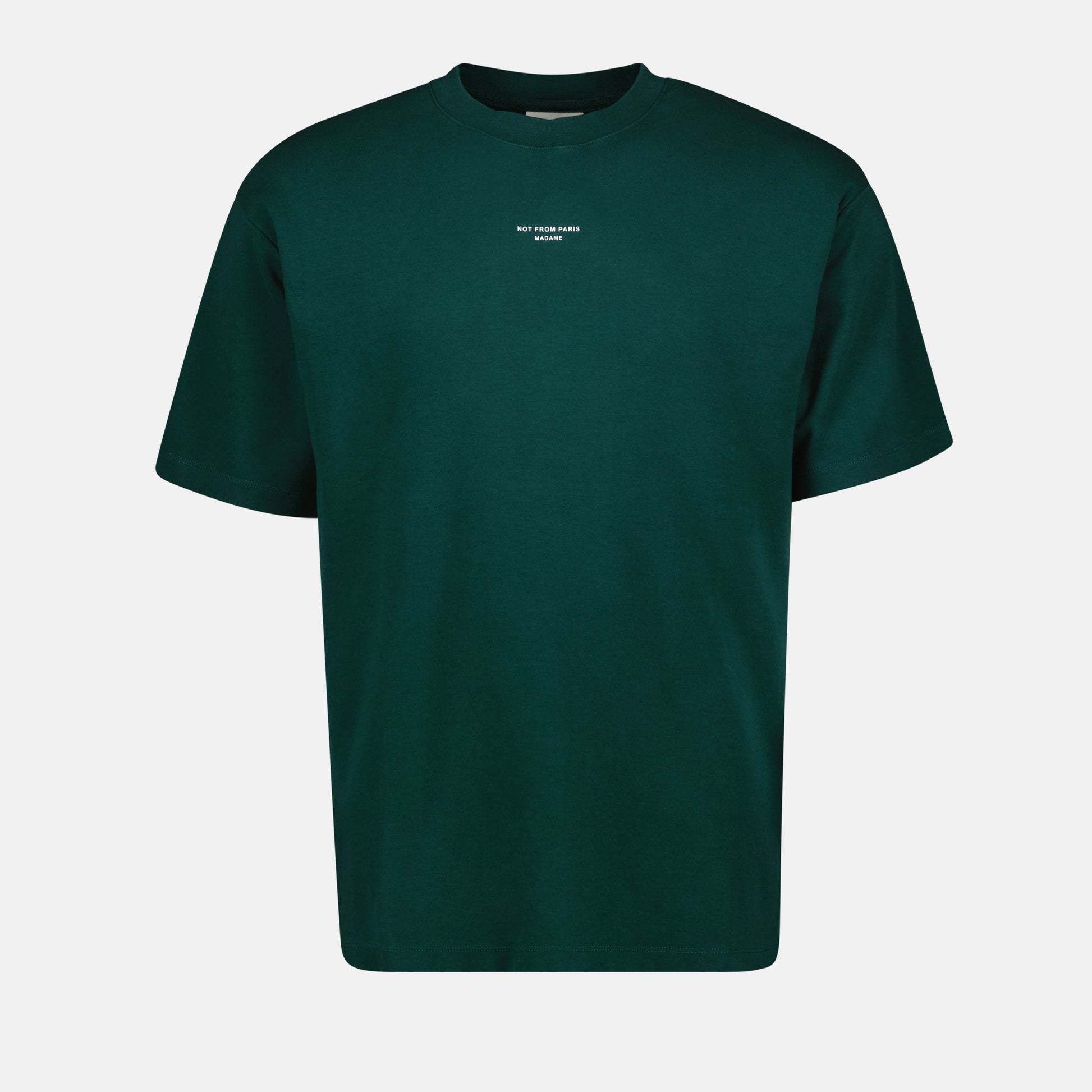 T-shirt Slogan Classique vert