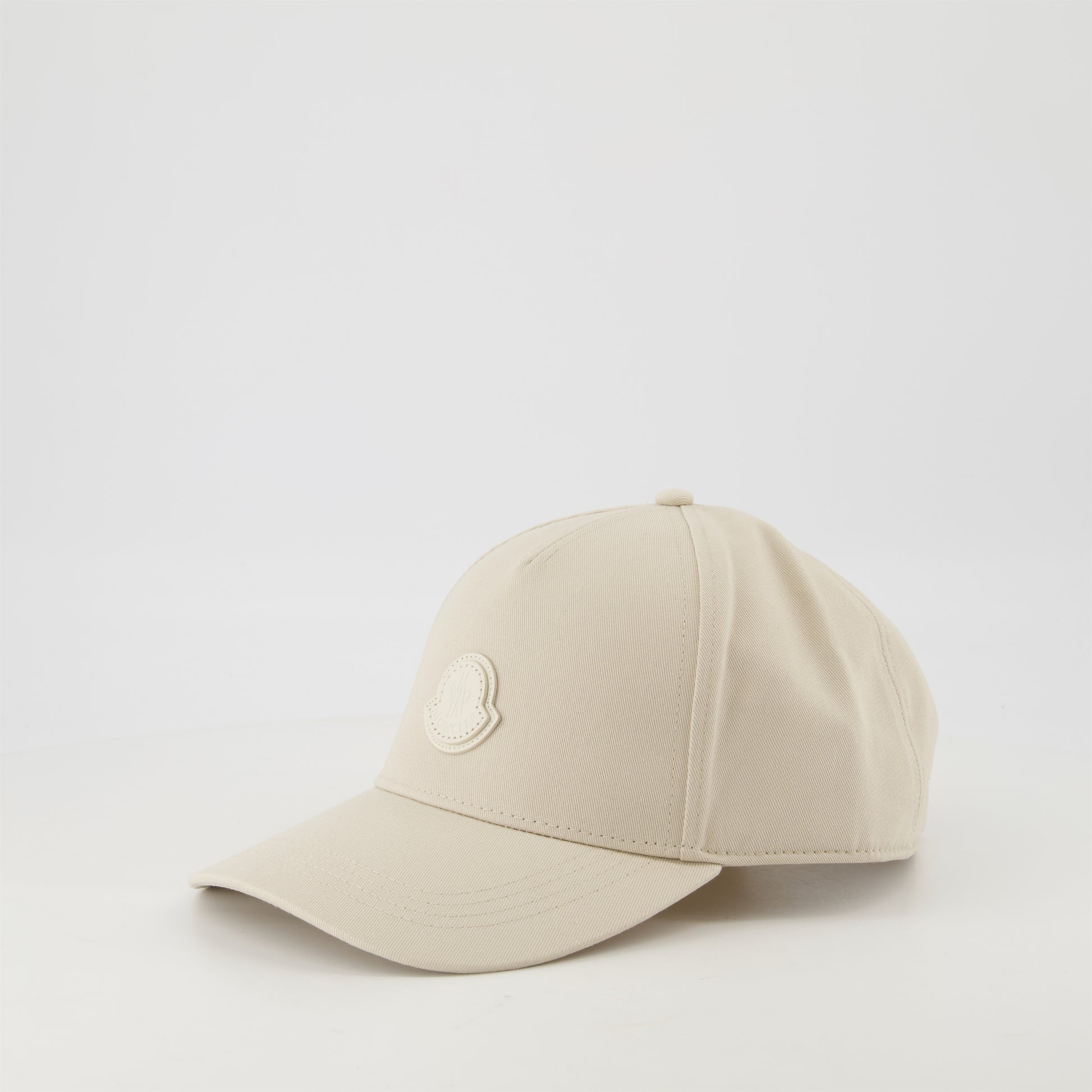 Casquette à logo en cuir