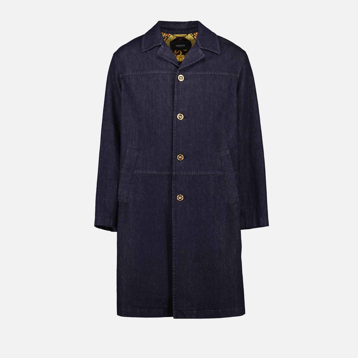 Manteau en jean brut