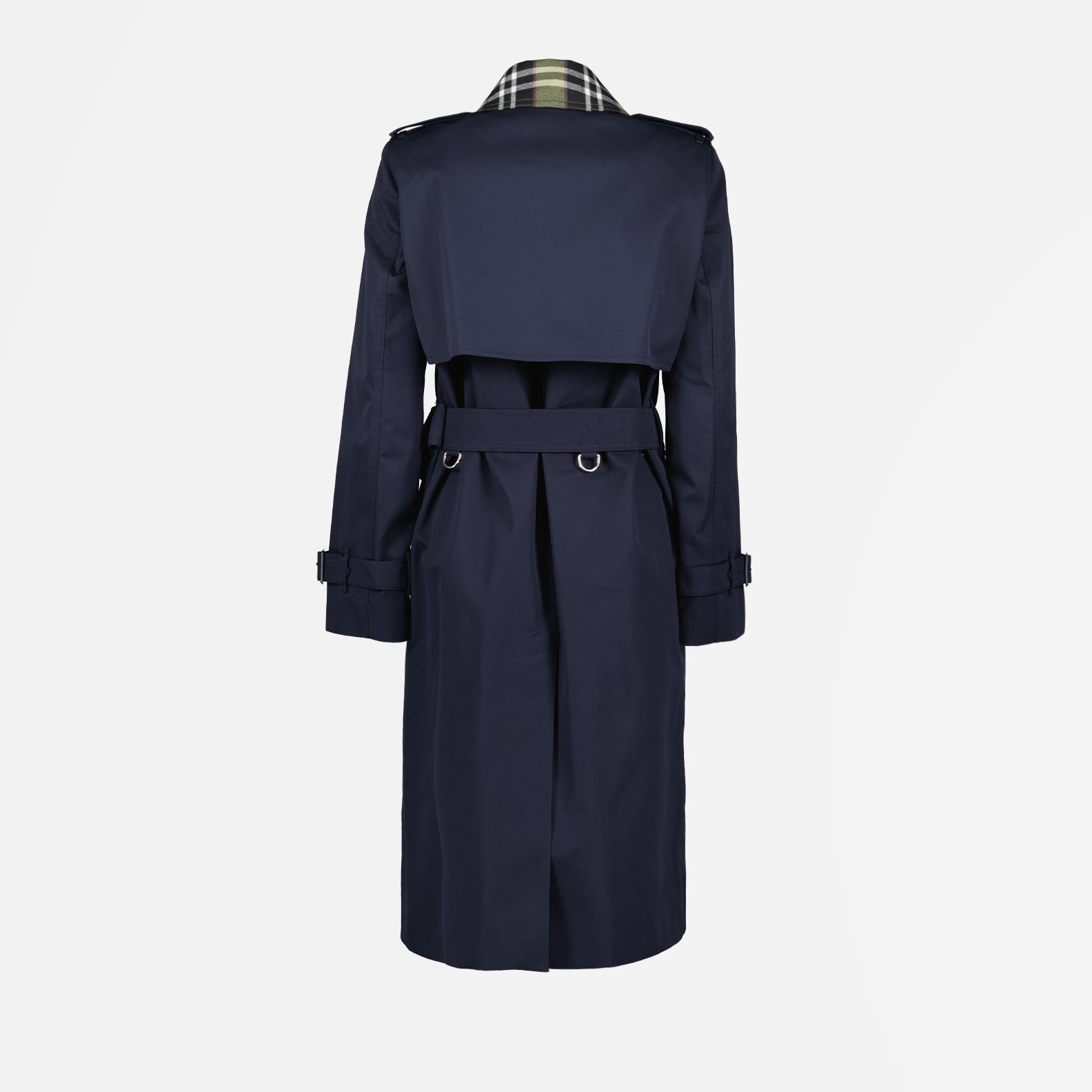 Trench coat bleu