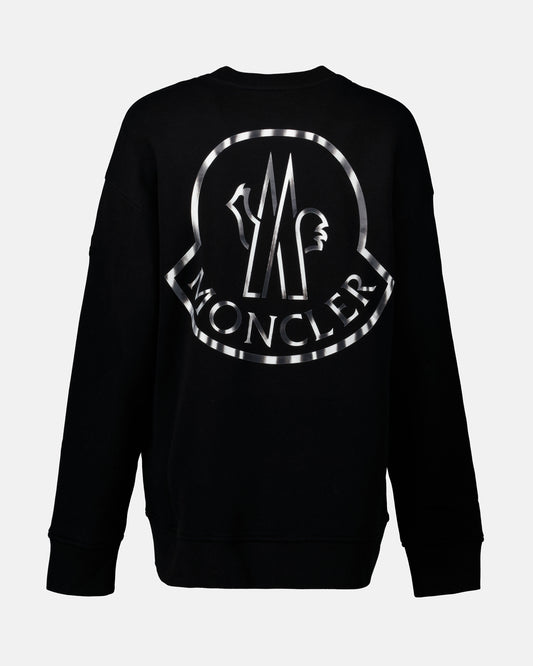 Metallic logo sweatshirt