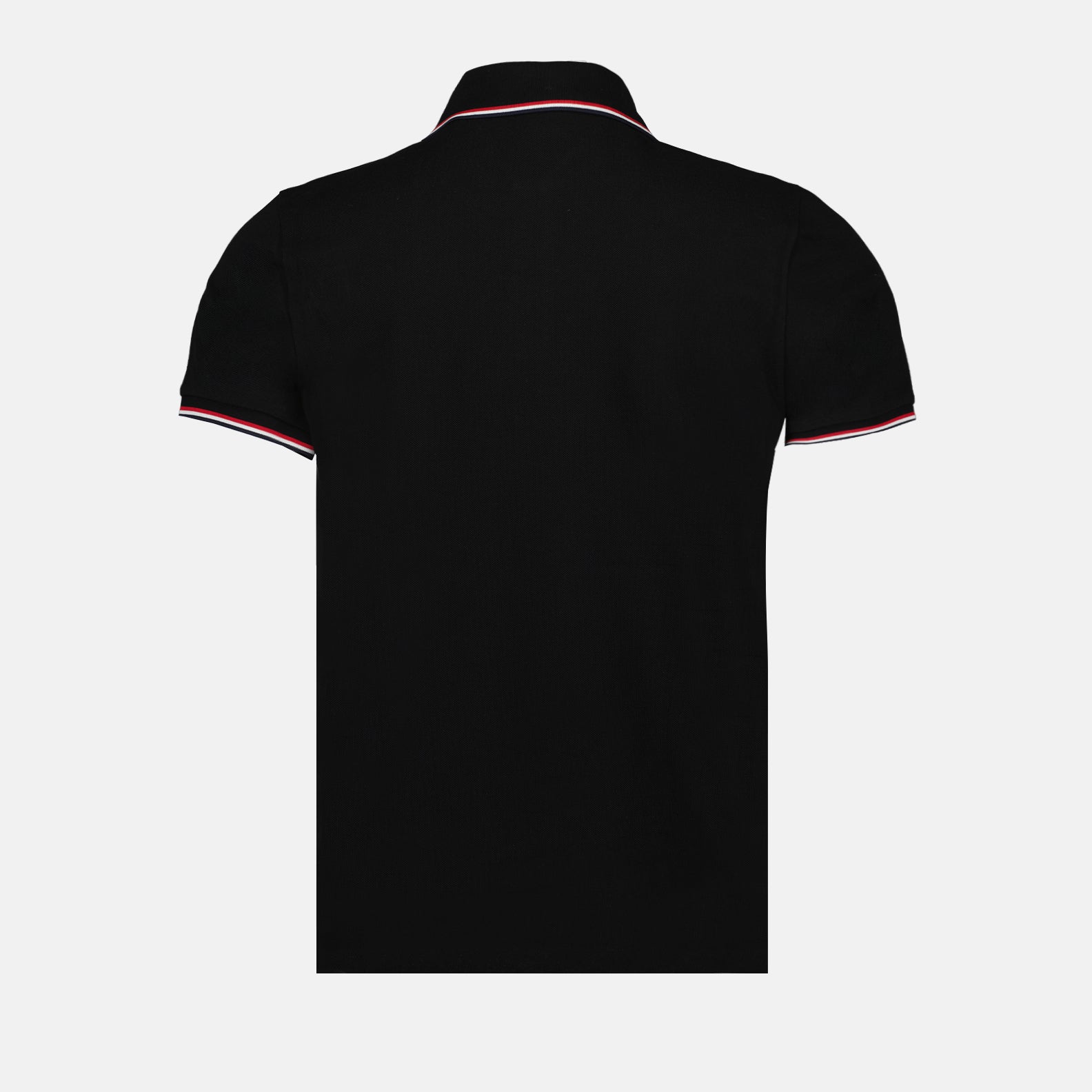 Polo shirt with logo and piping