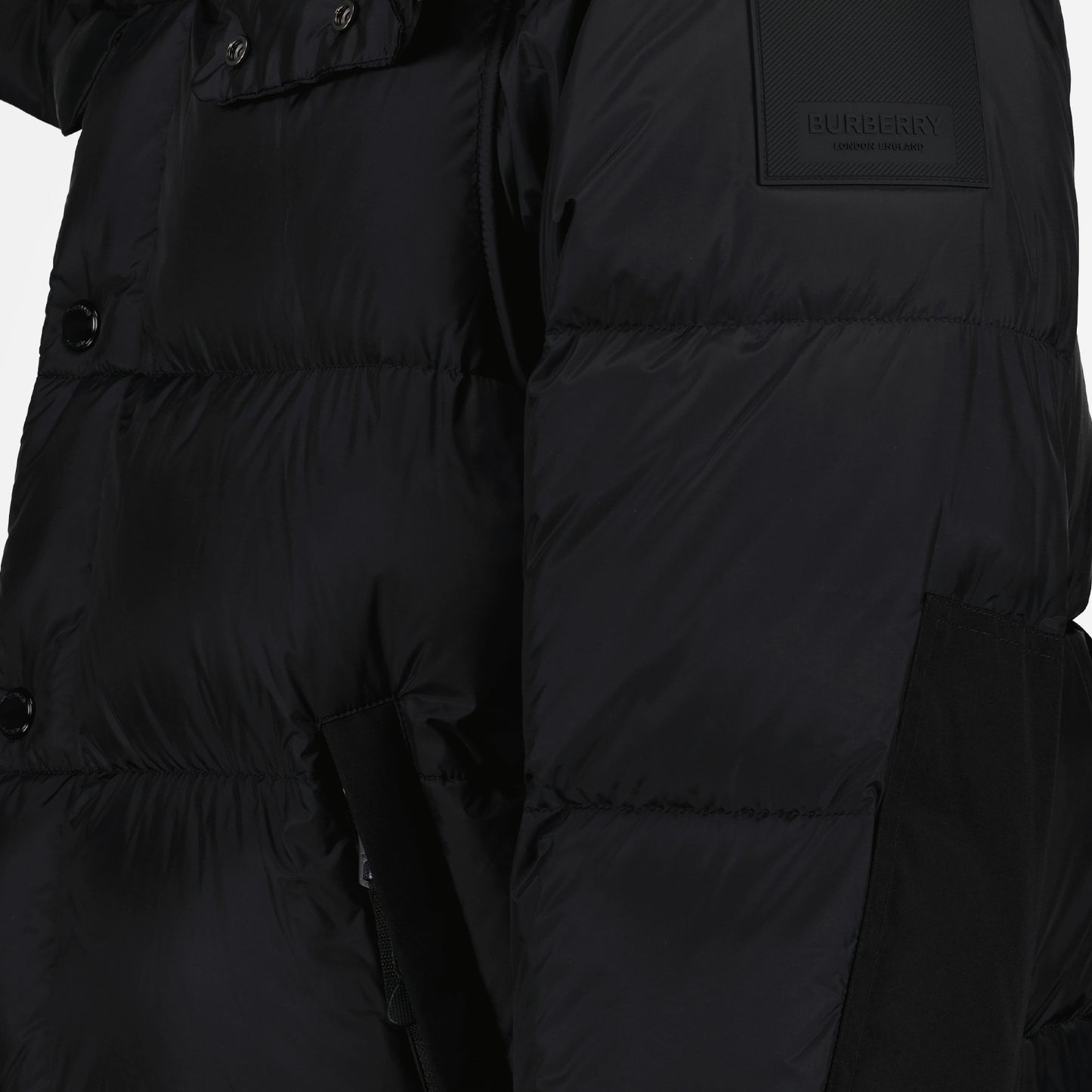 Down jacket with removable sleeves