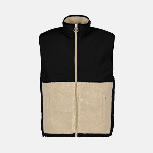 Sherpa sleeveless jacket