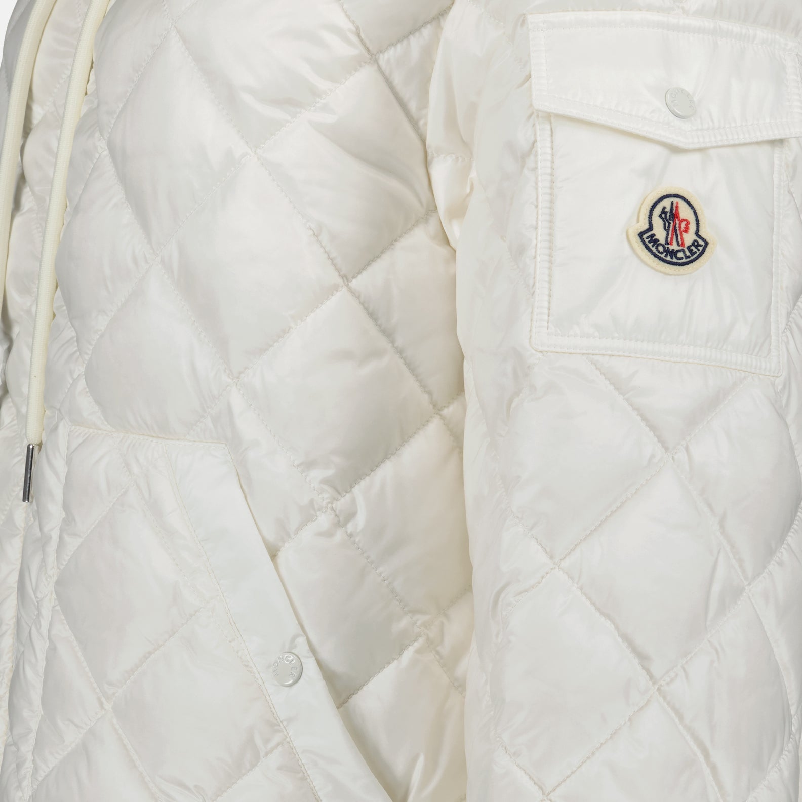 Quilted down jacket