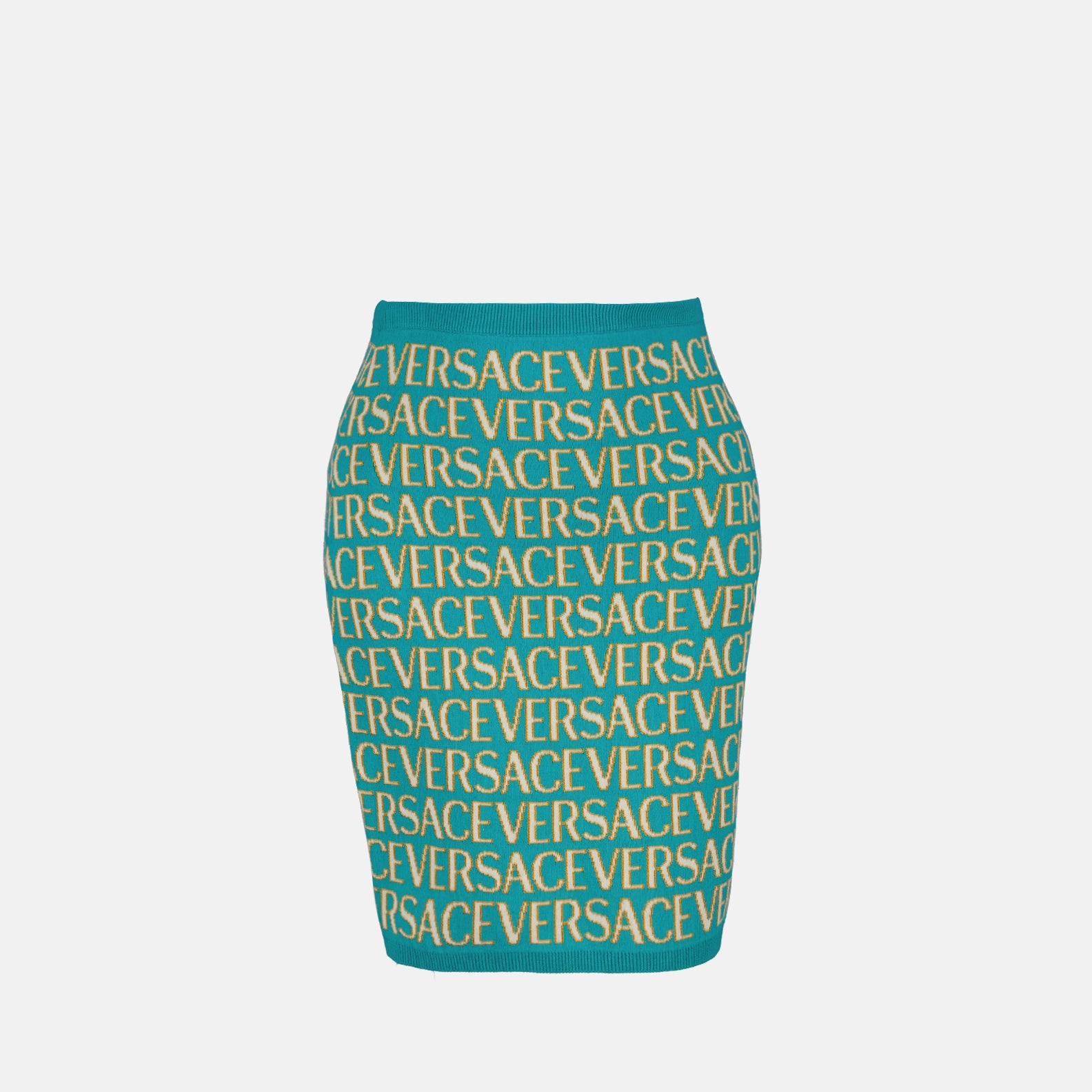 Versace Allover Pencil Skirt