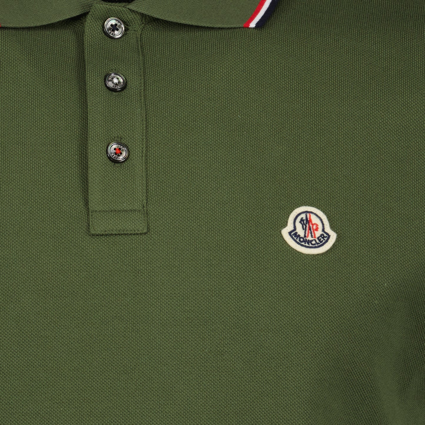 Polo shirt with logo and piping