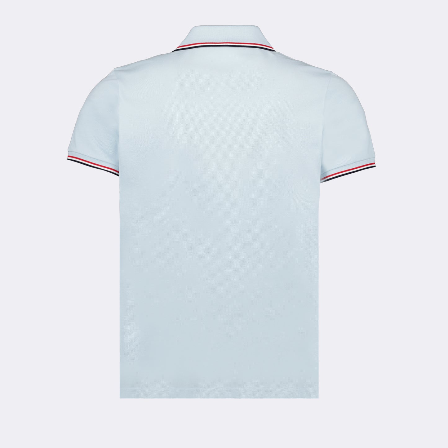 Polo shirt with logo and piping