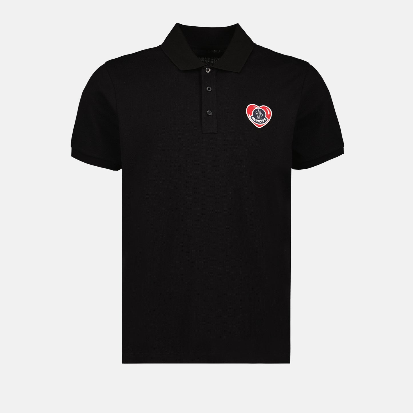 Heart logo polo shirt