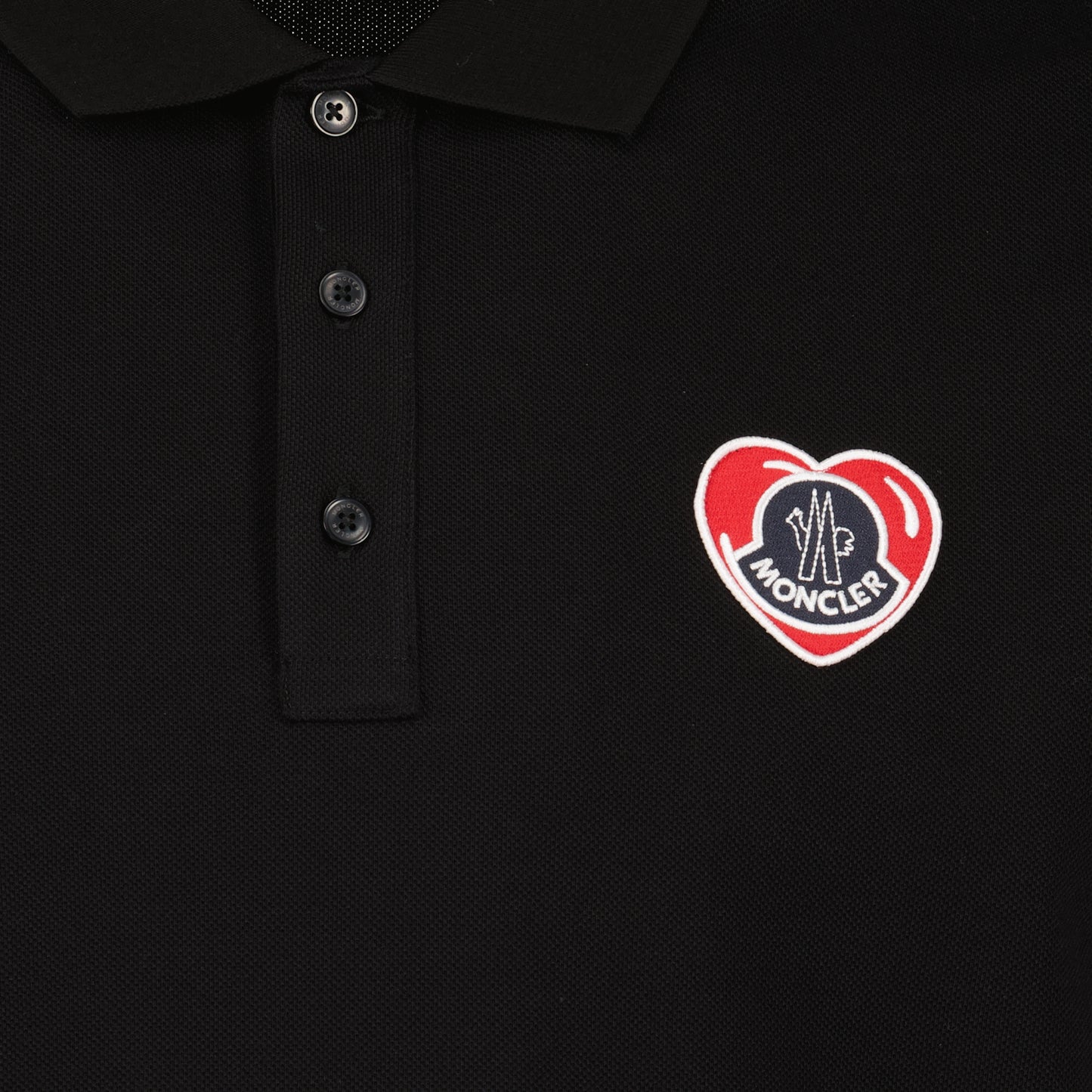 Heart logo polo shirt