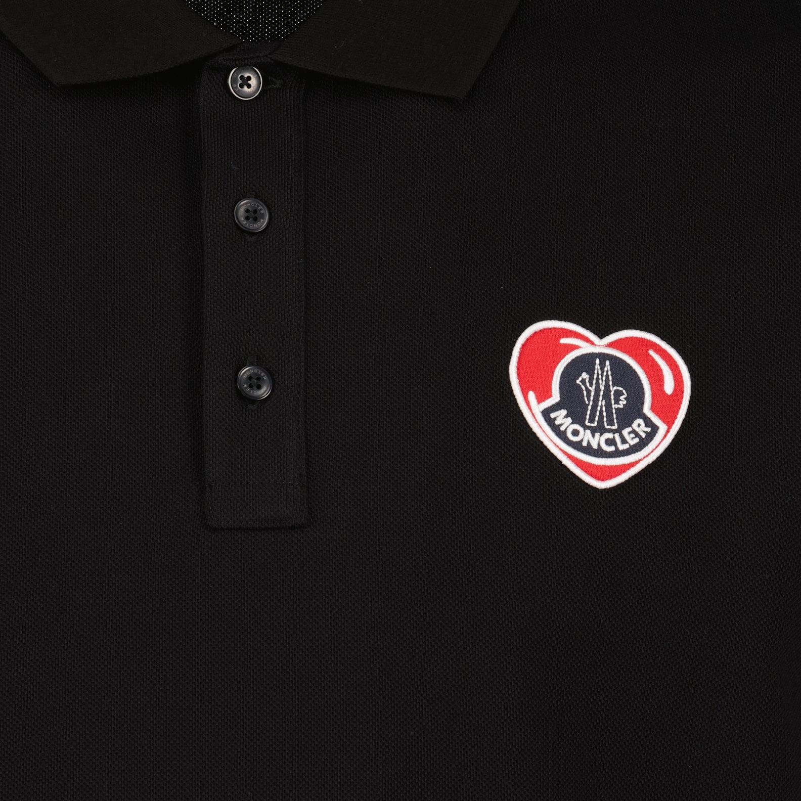 Heart logo polo shirt