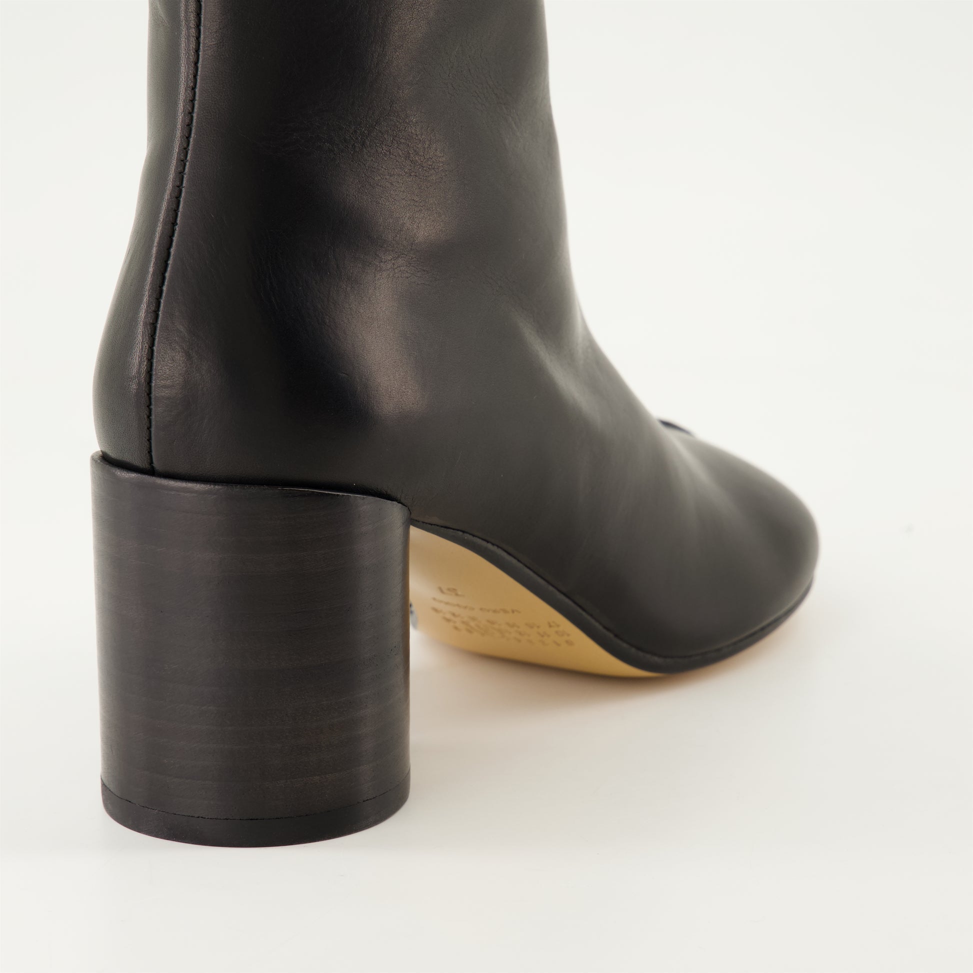 Bottines en cuir Stitch-Out