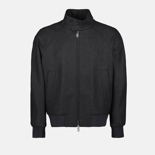 Blouson bomber en cachemire