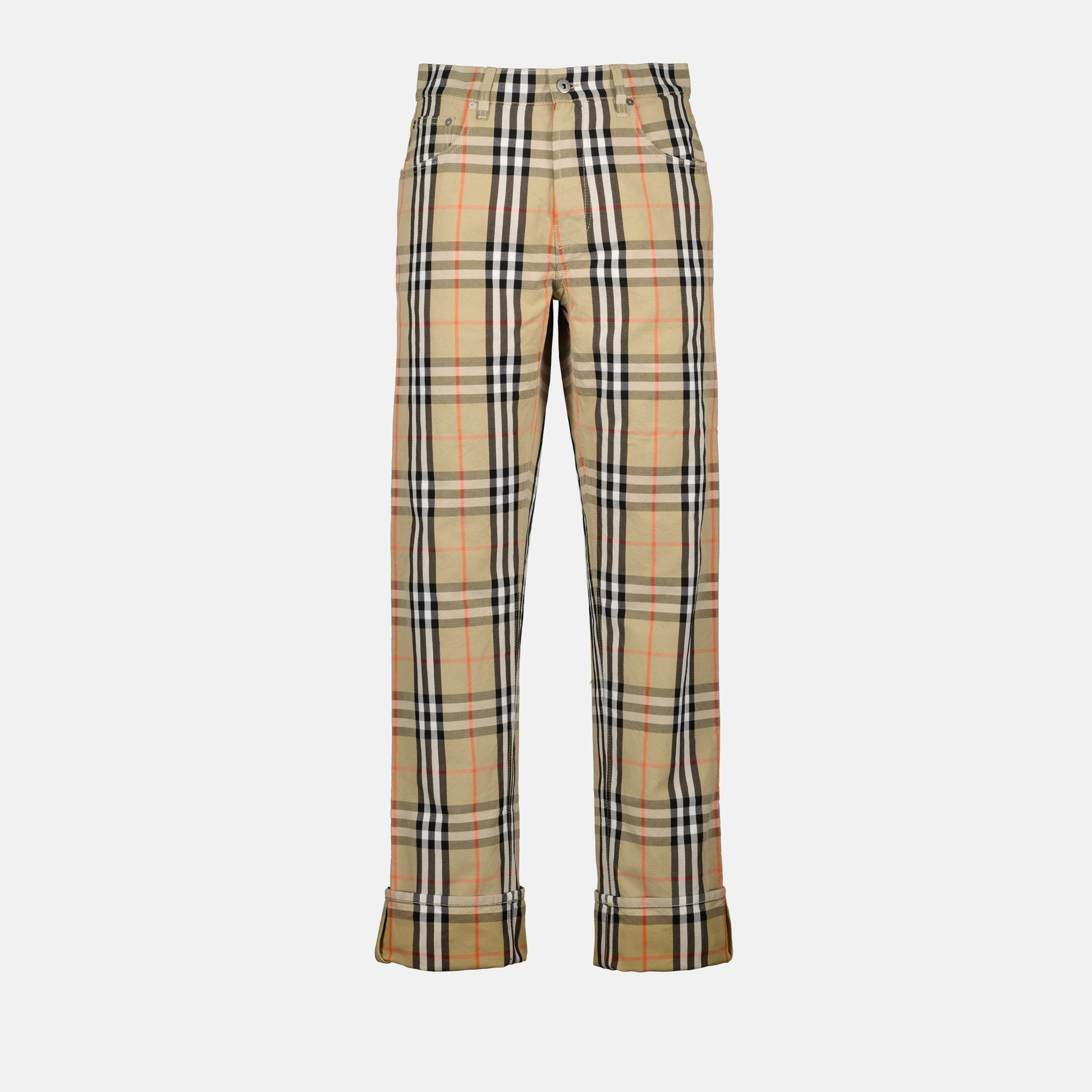 Pantalon à carreaux