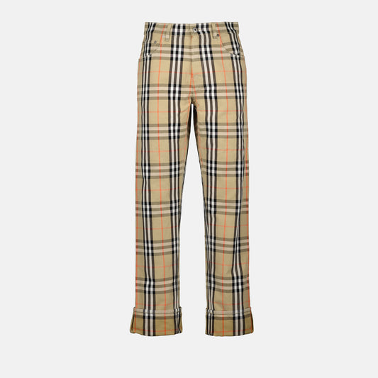 Pantalon à carreaux