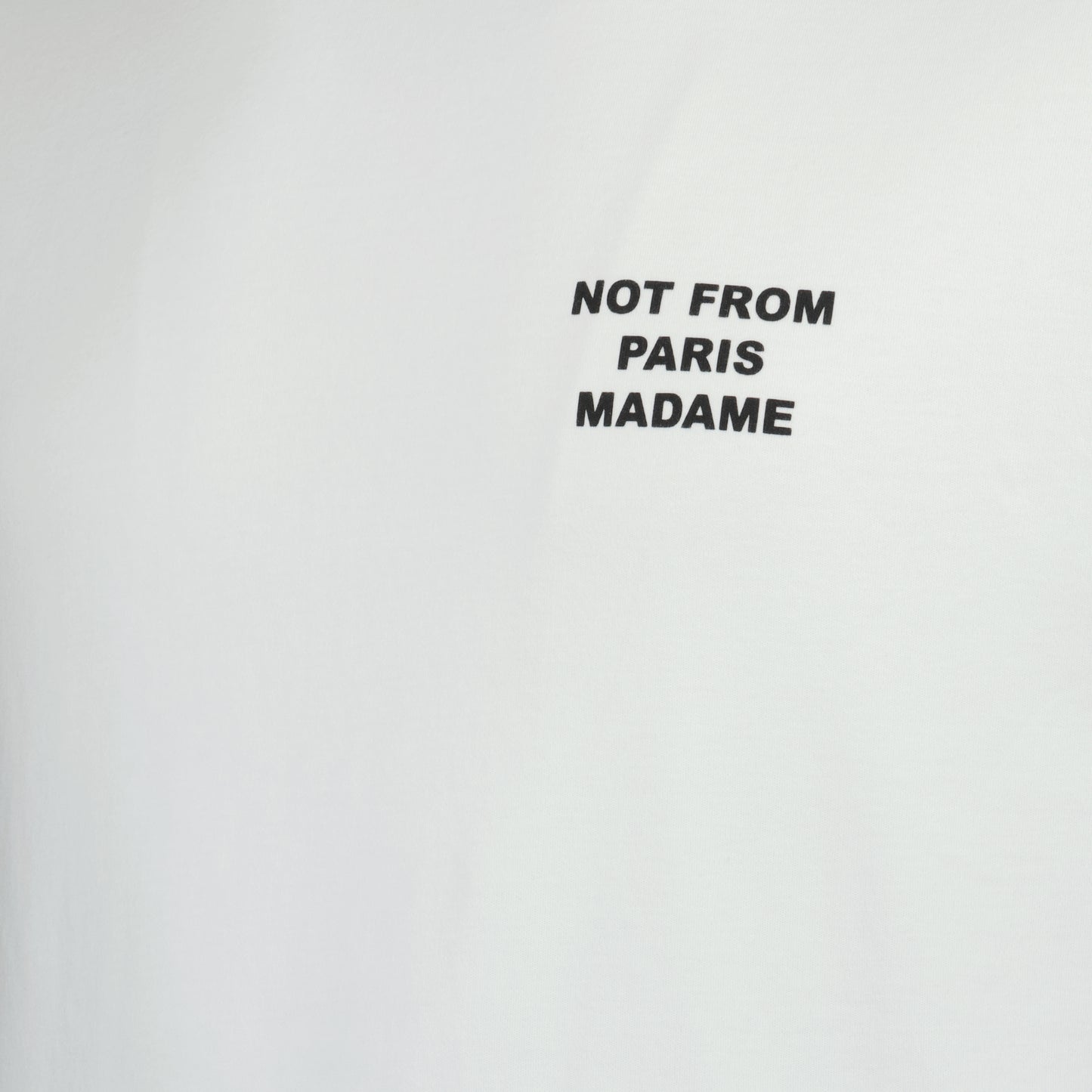 T-shirt slogan