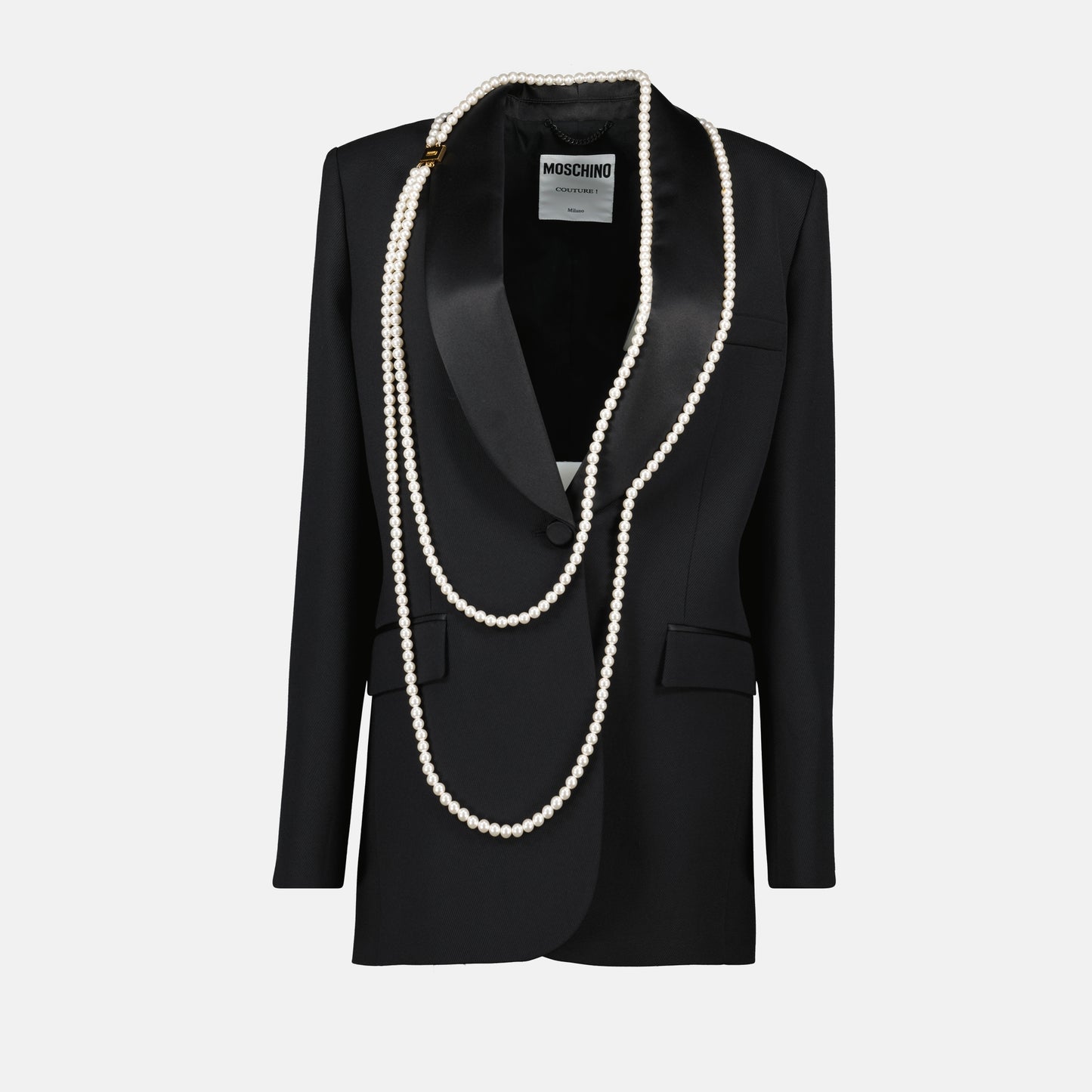 Veste blazer avec perles