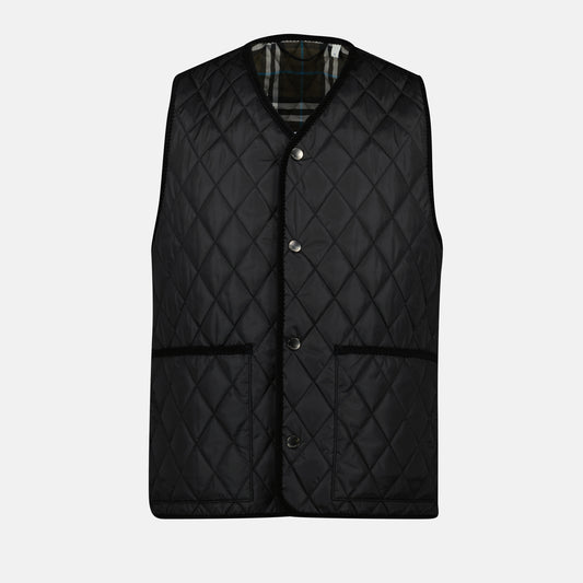 Veste sans manches noire Tiverton