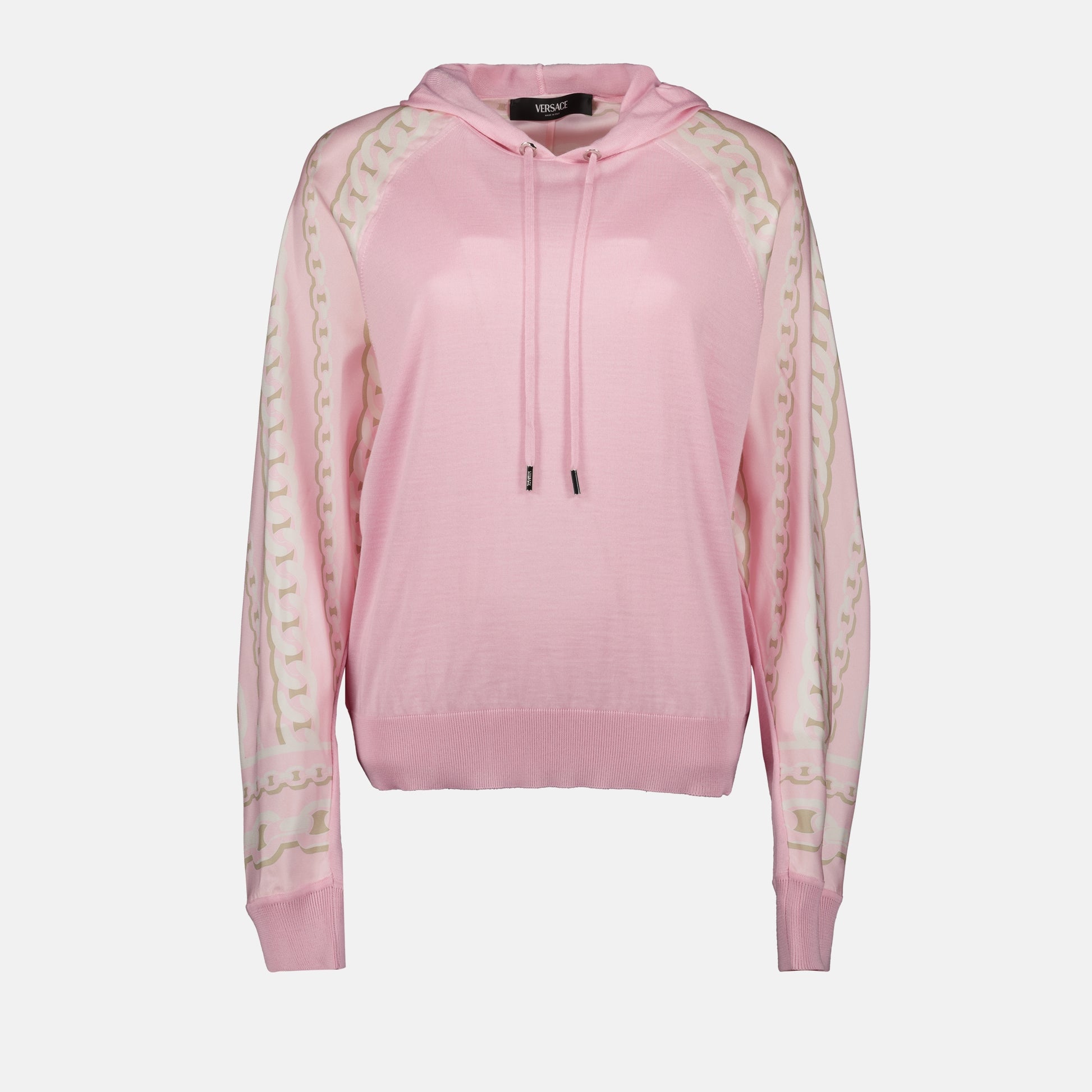 Sweat à capuche rose