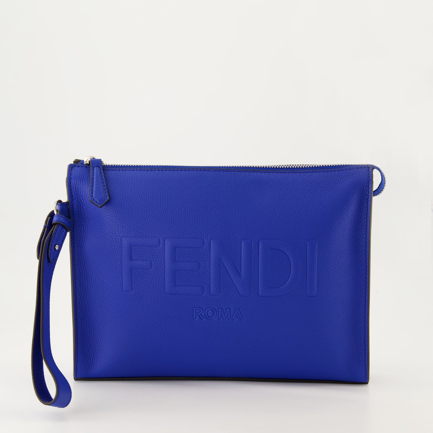 Pochette Fendi Roma en cuir