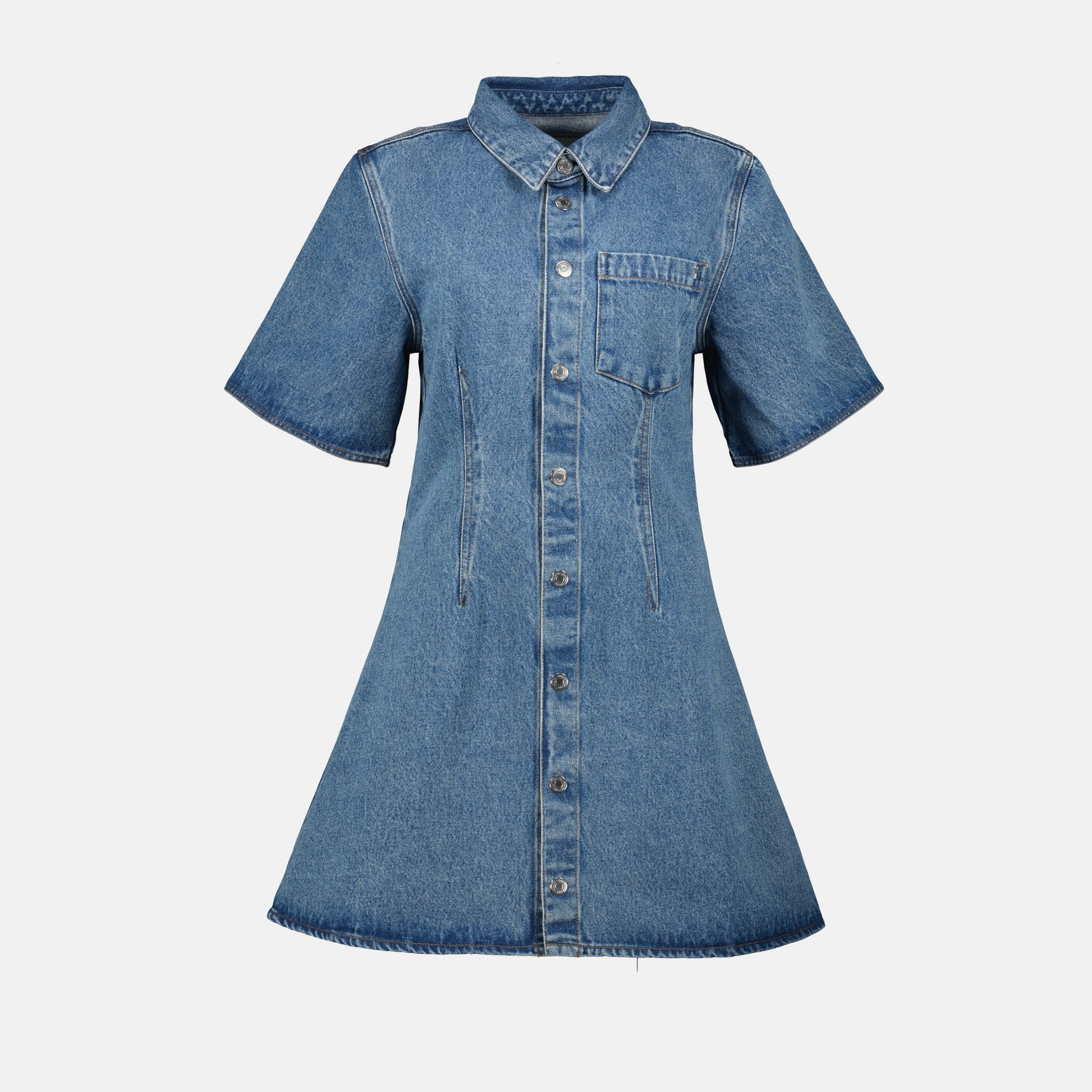 Robe chemise en jean