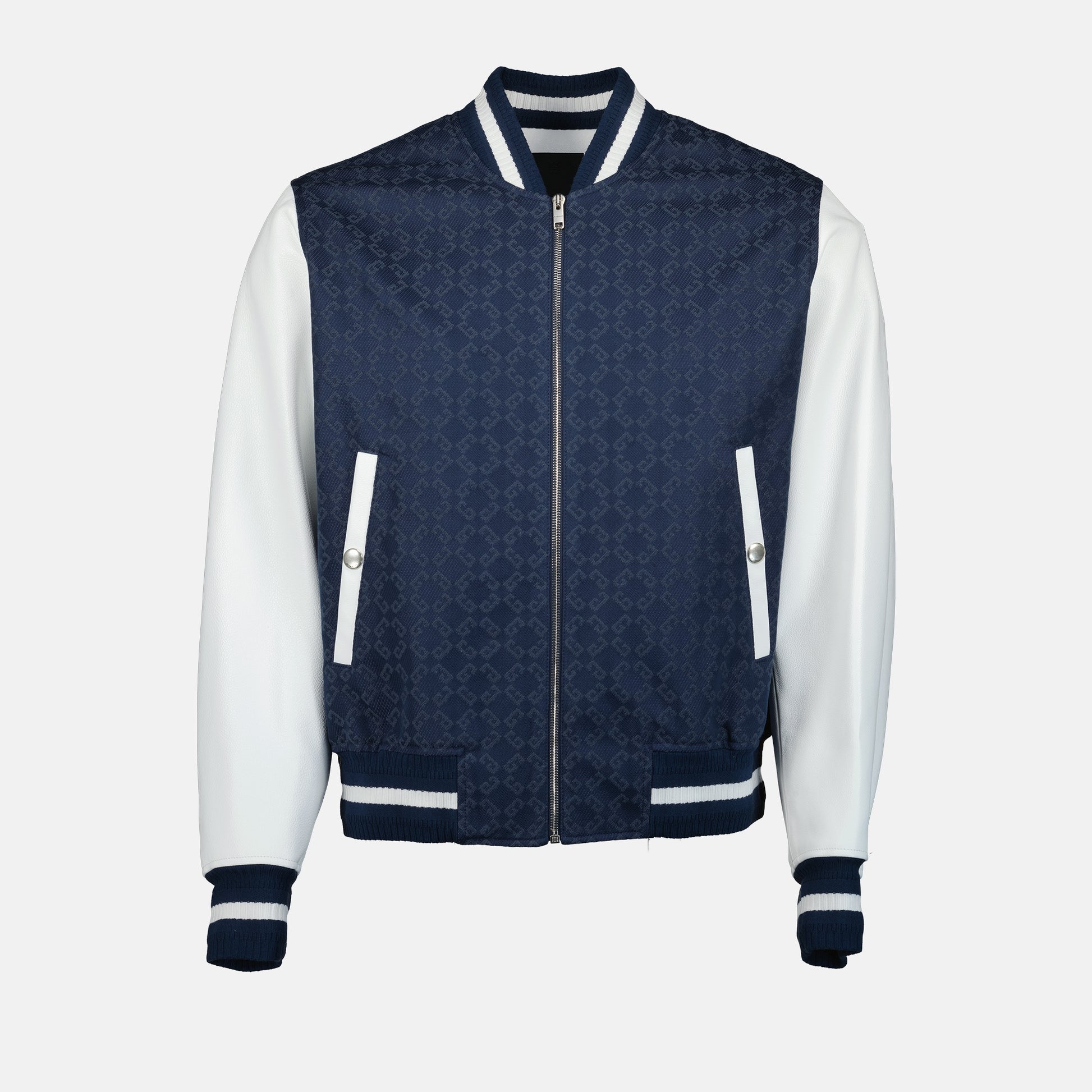 Bomber varsity en denim