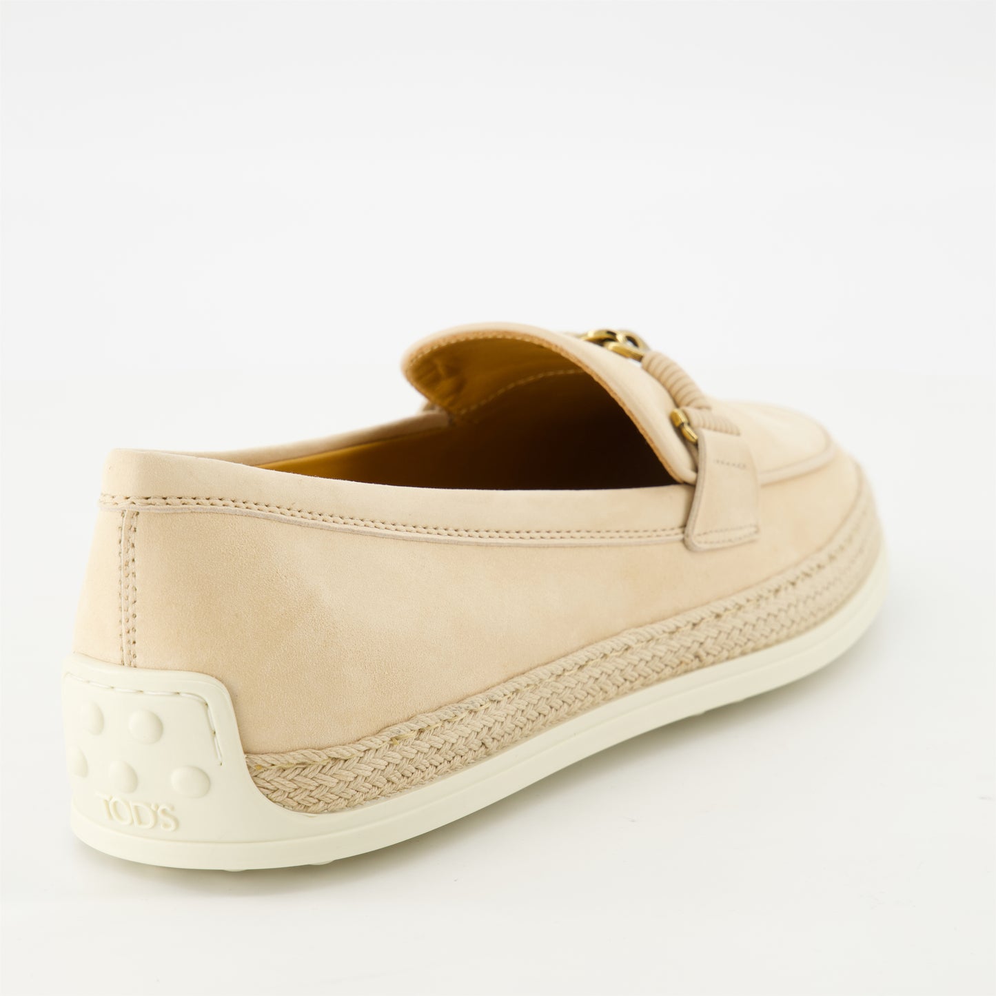 Mocassins en cuir velours