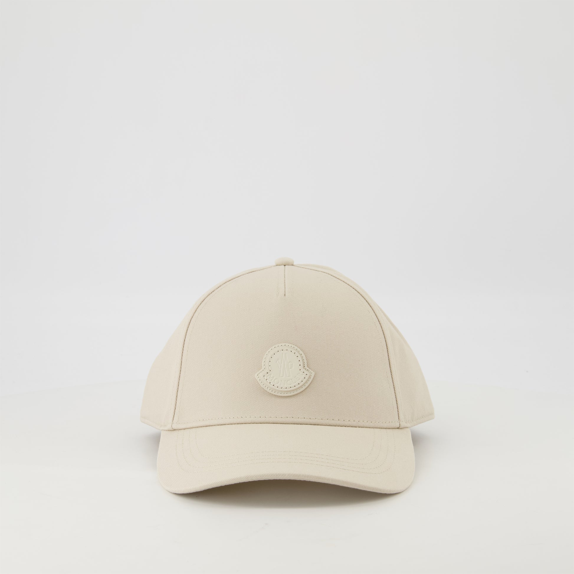 Casquette à logo en cuir