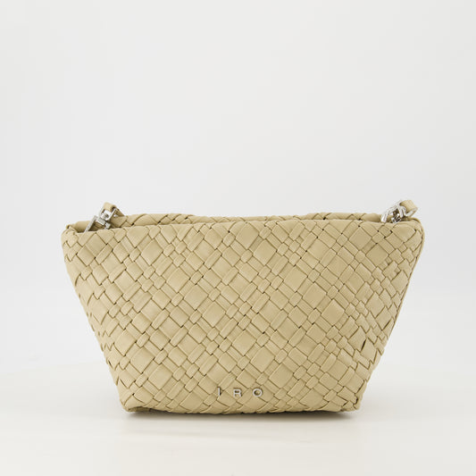 Pochette en cuir tressé Neobel