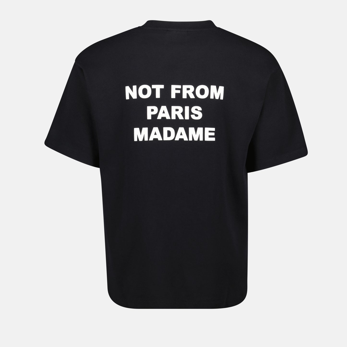 T-shirt Slogan noir