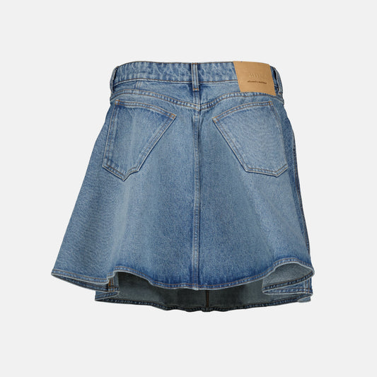 Mini jupe en denim