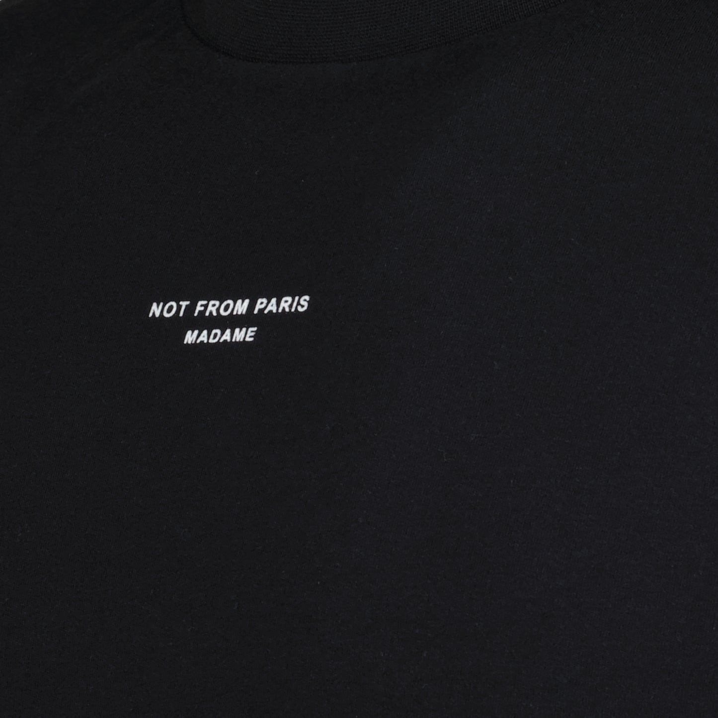 T-shirt Slogan Classique noir