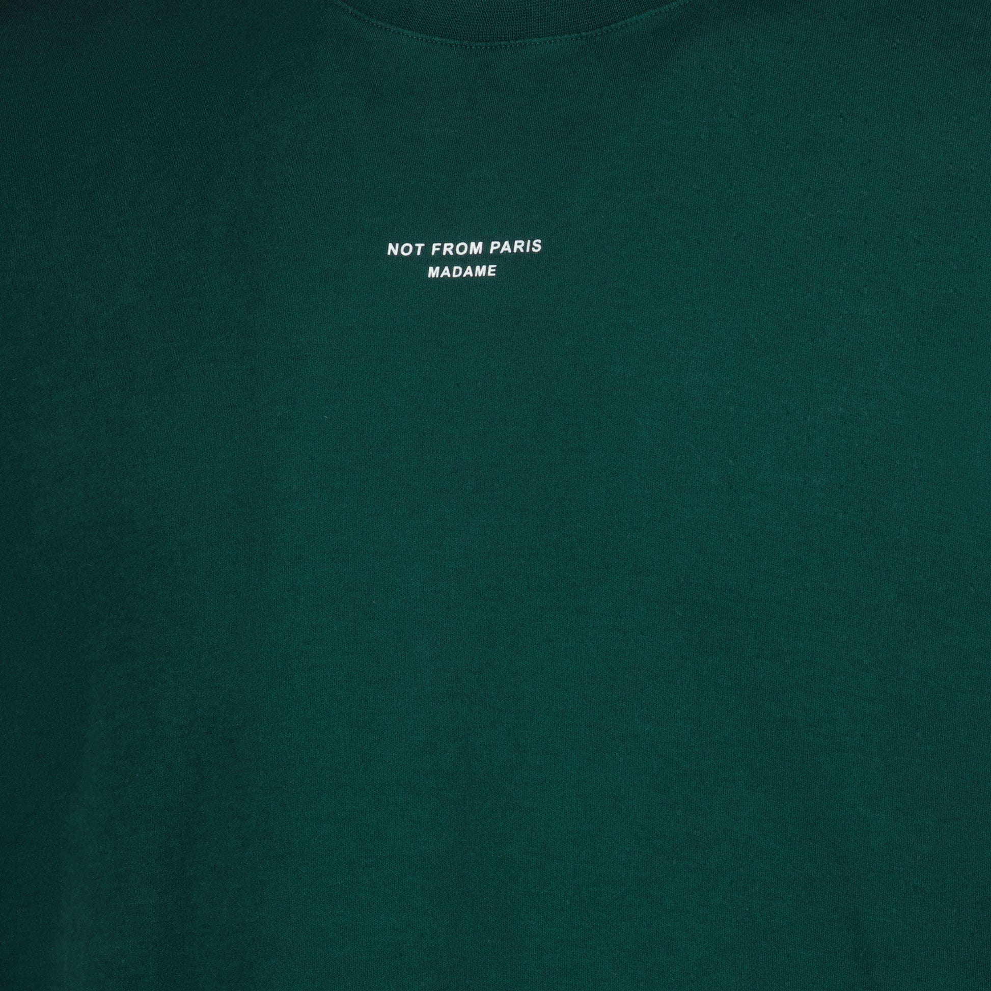 T-shirt Slogan Classique vert