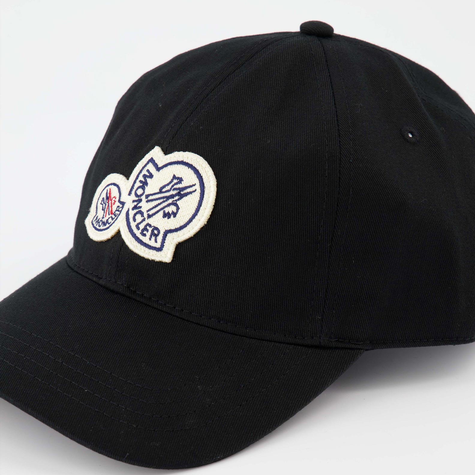 Double logo cap