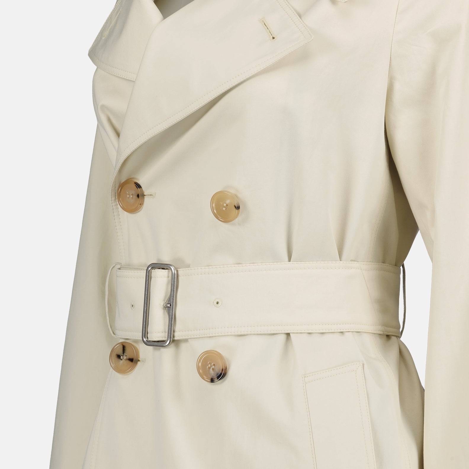 Trench-coat en gabardine