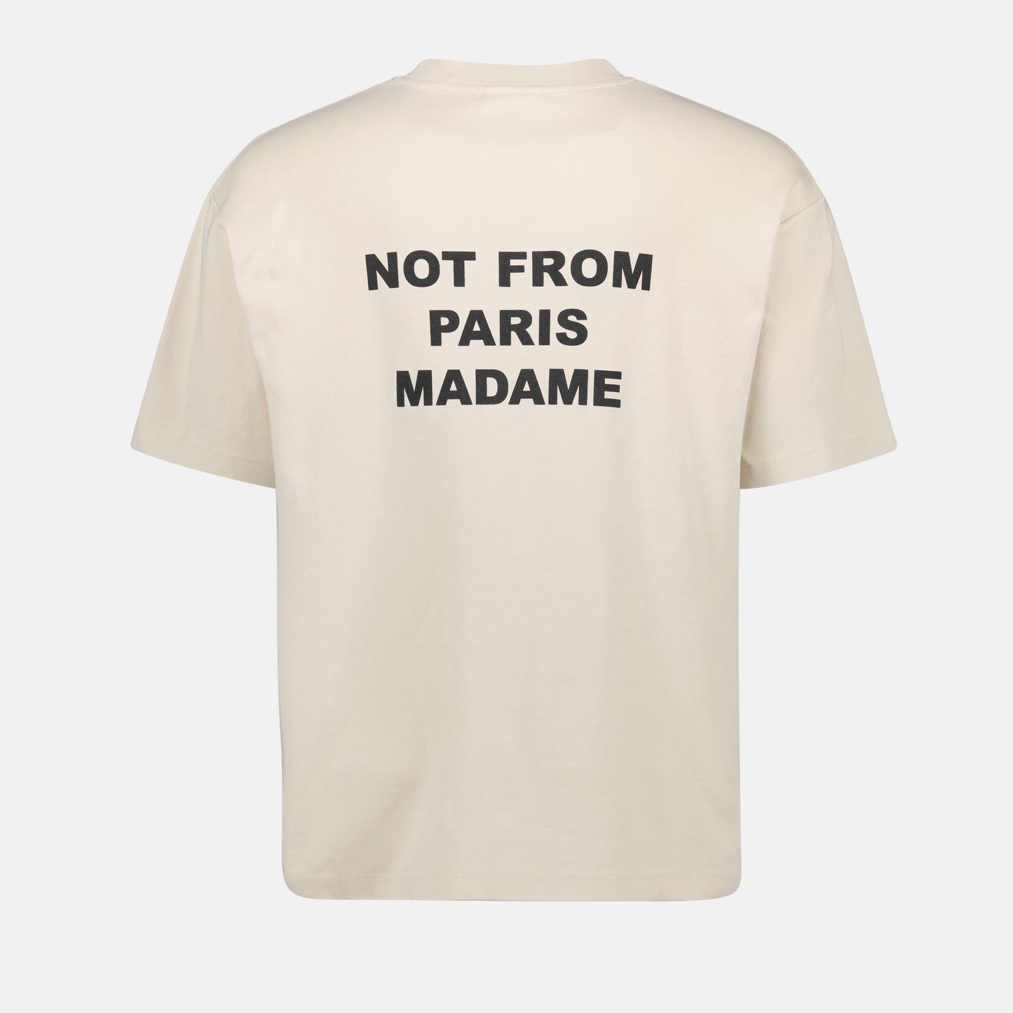 T-shirt Slogan beige