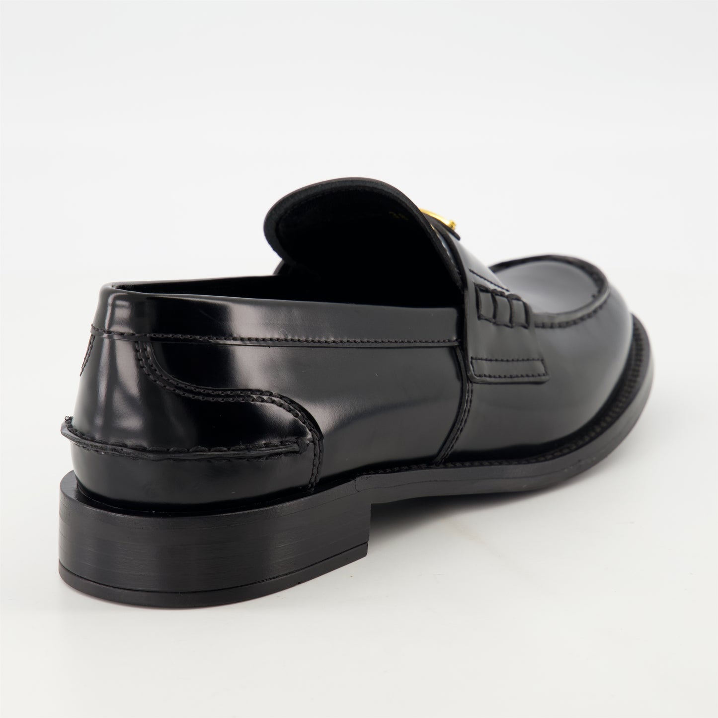 Mocassins en cuir noir