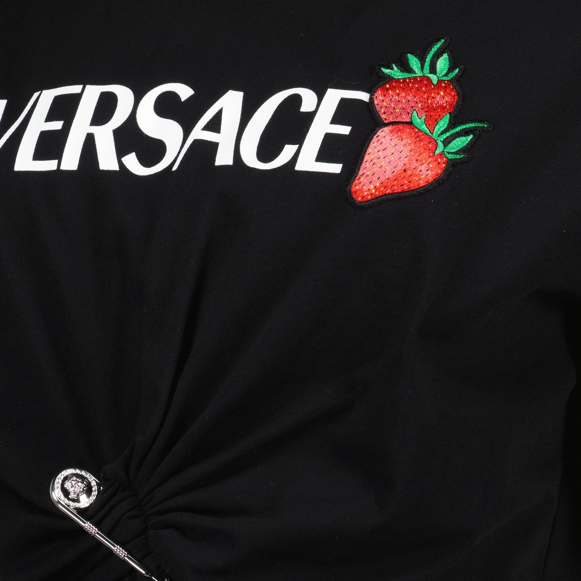 T-shirt crop fraises