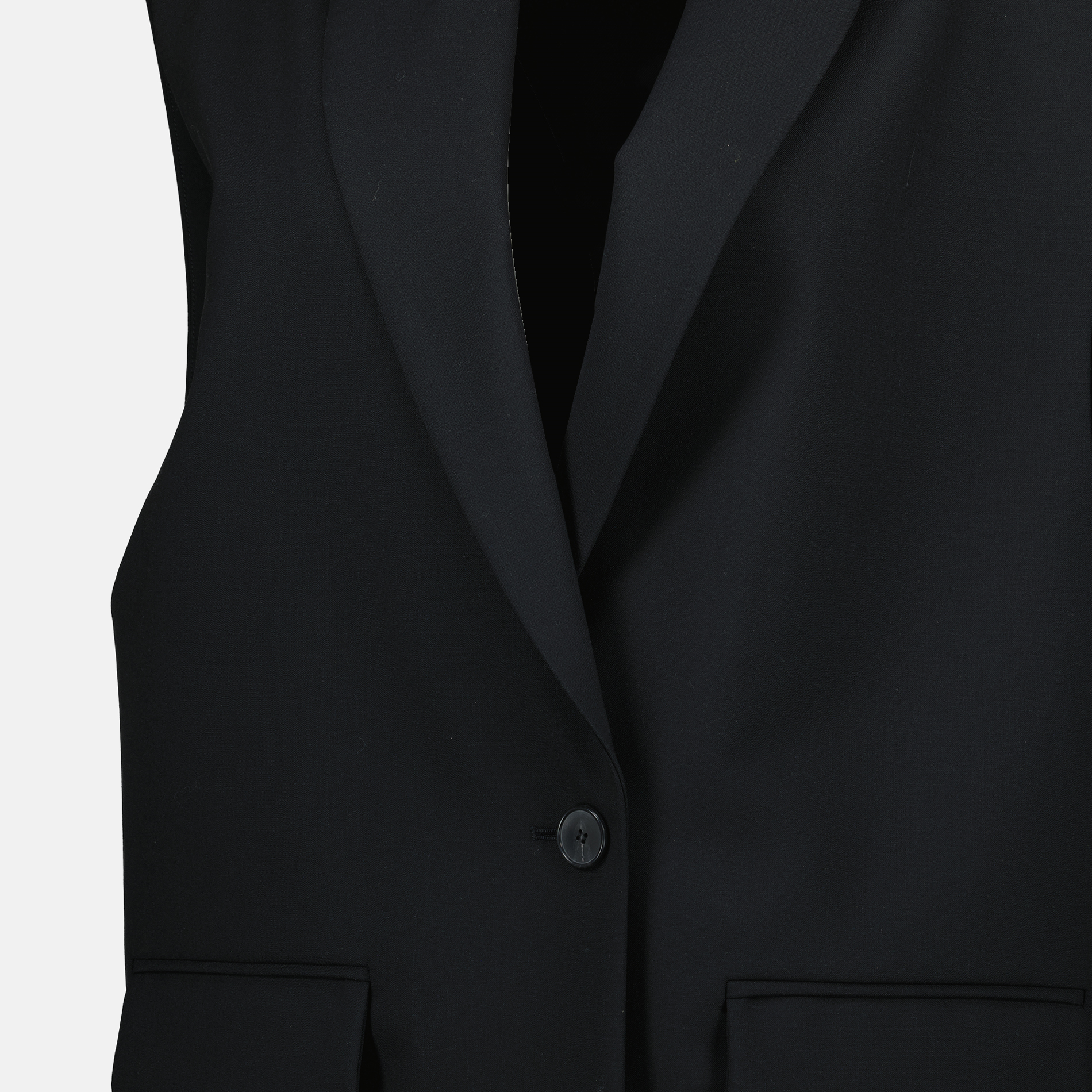 Blazer noir sans manches Cynesa