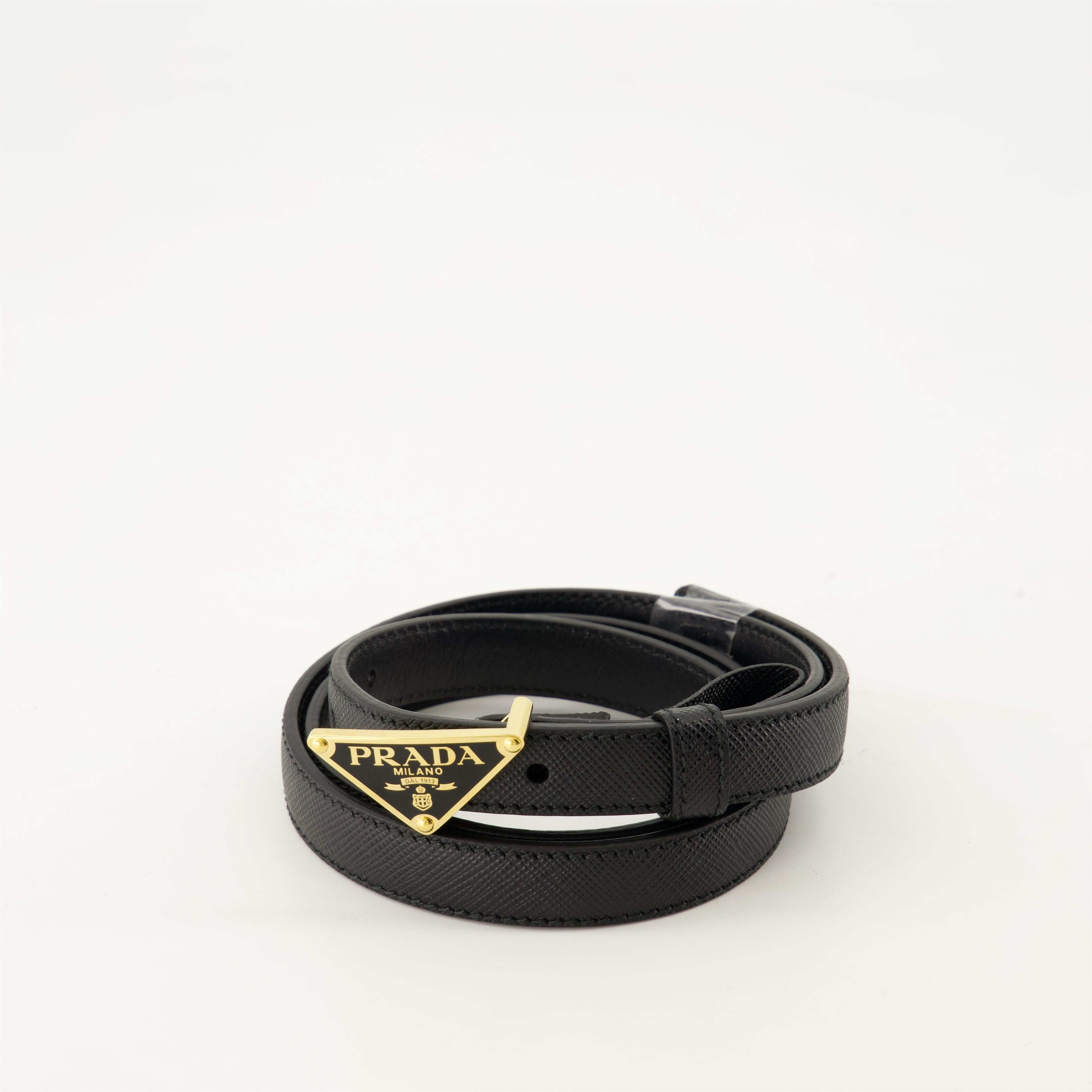 Ceinture fine Saffiano Prada Femme myCompanero