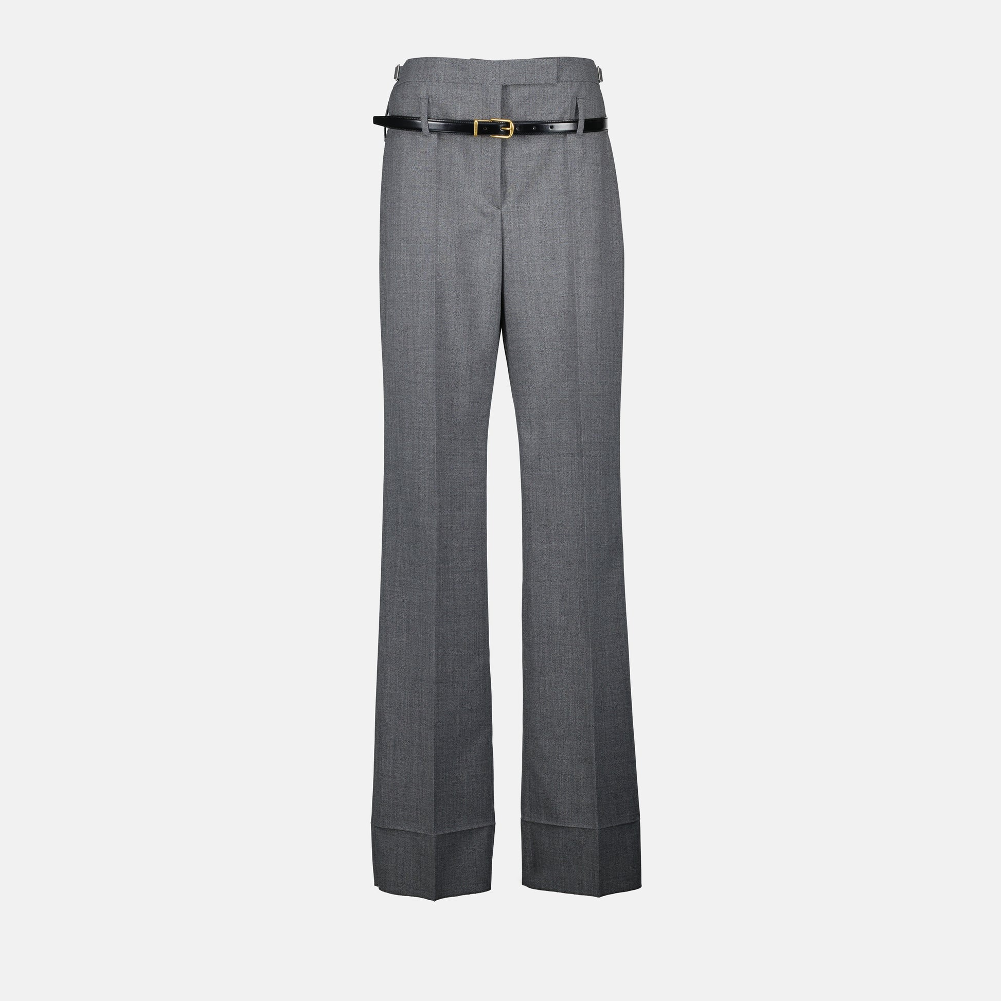 Pantalon gris en laine